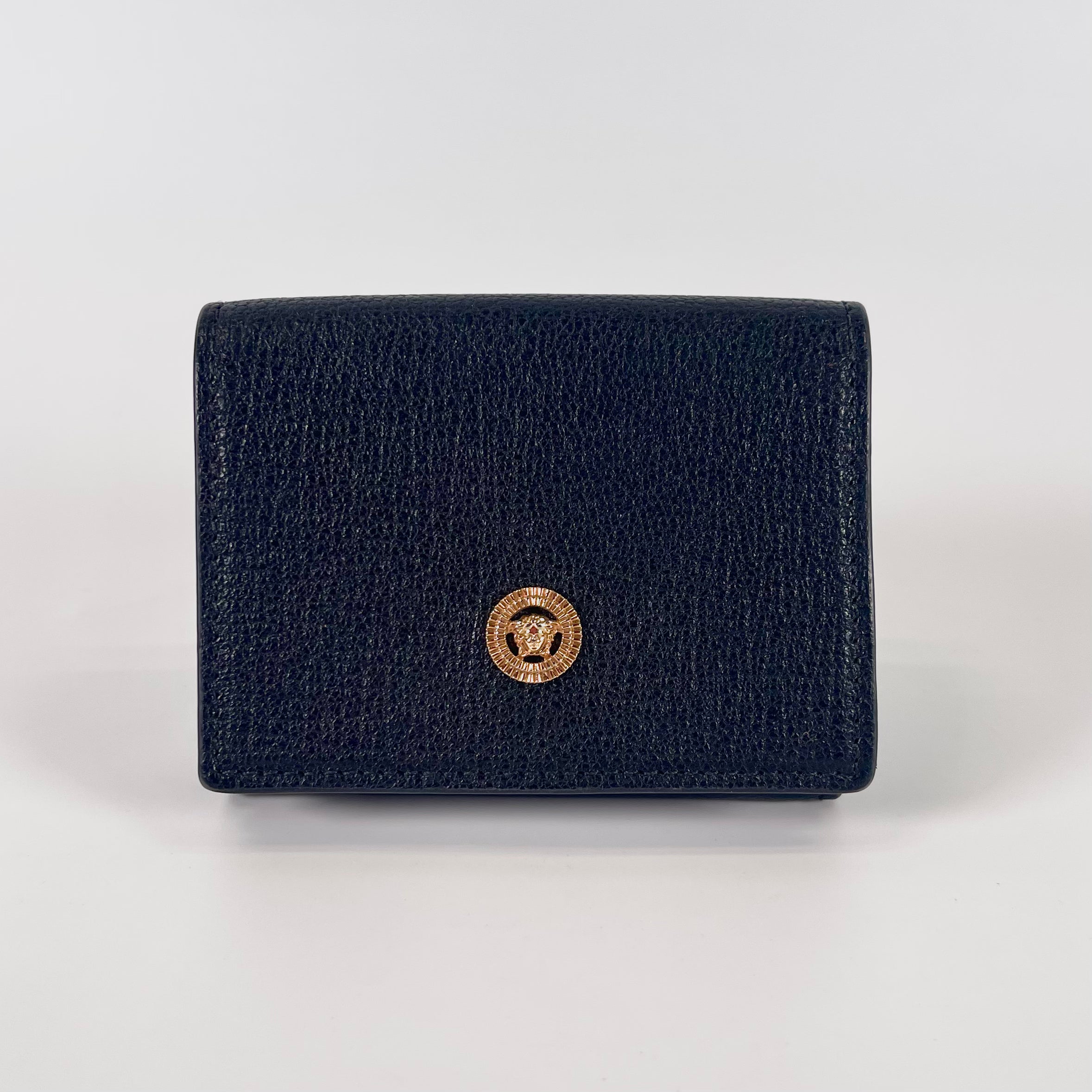 2511 VERSACE Medusa Leather Compact Wallet