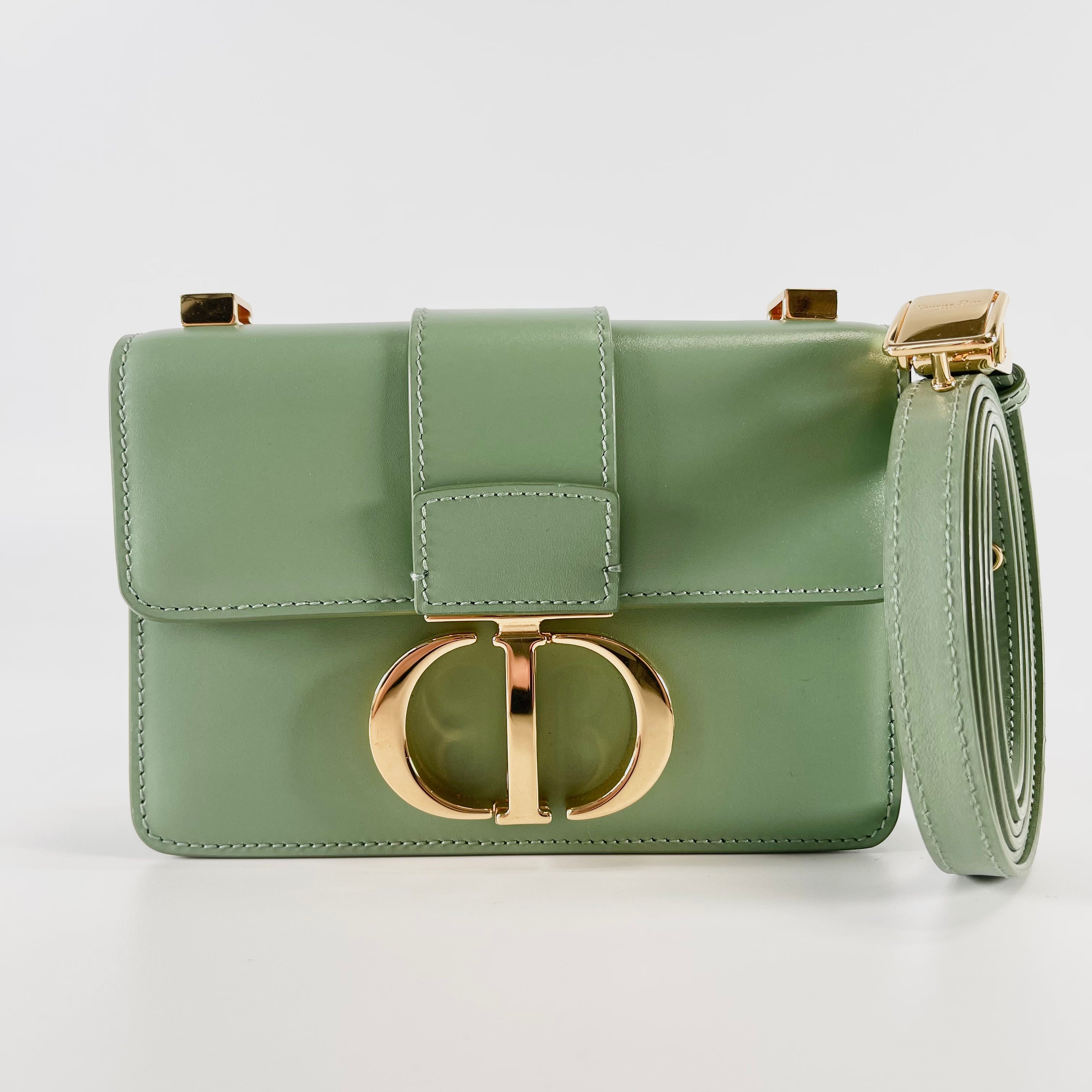 2603 secondhand CD leather Montaigne green strap