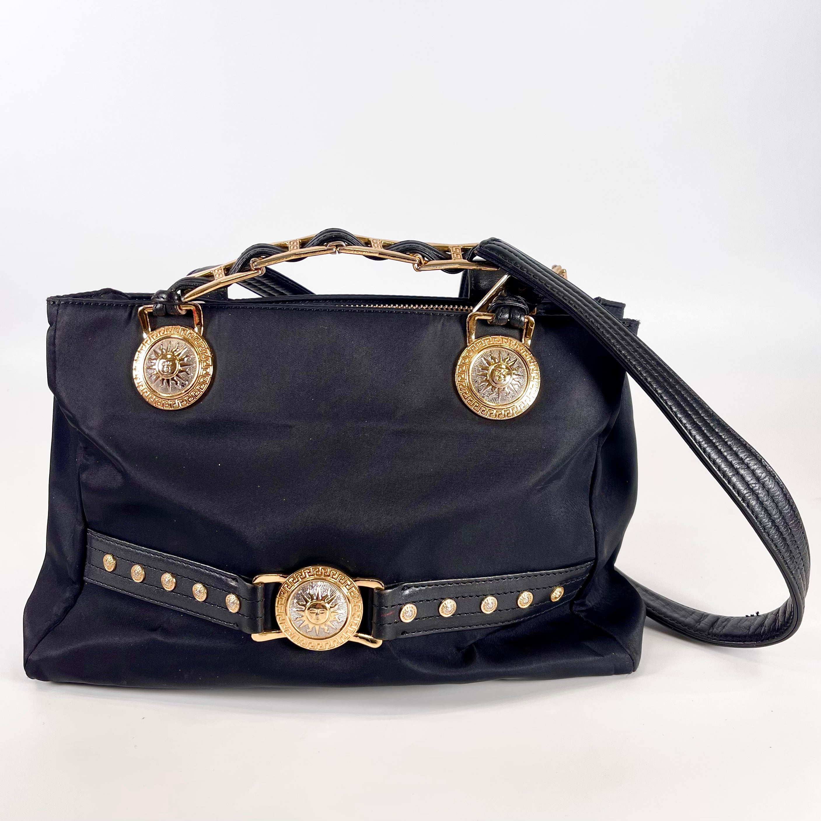 2602 secondhand VERSACE nylon Shoulder bag