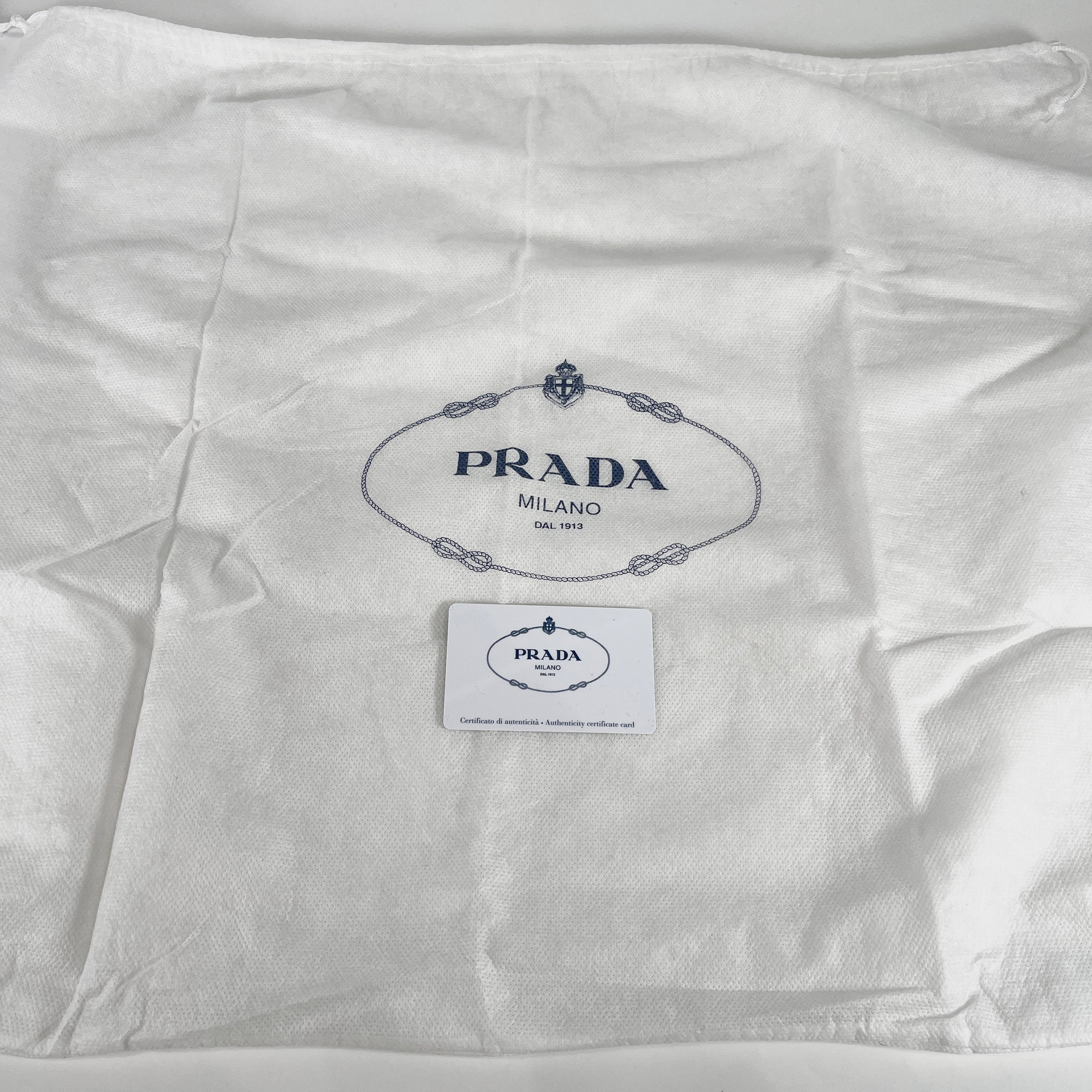 2604 secondhand PRADA backpack logo plate Red nylon