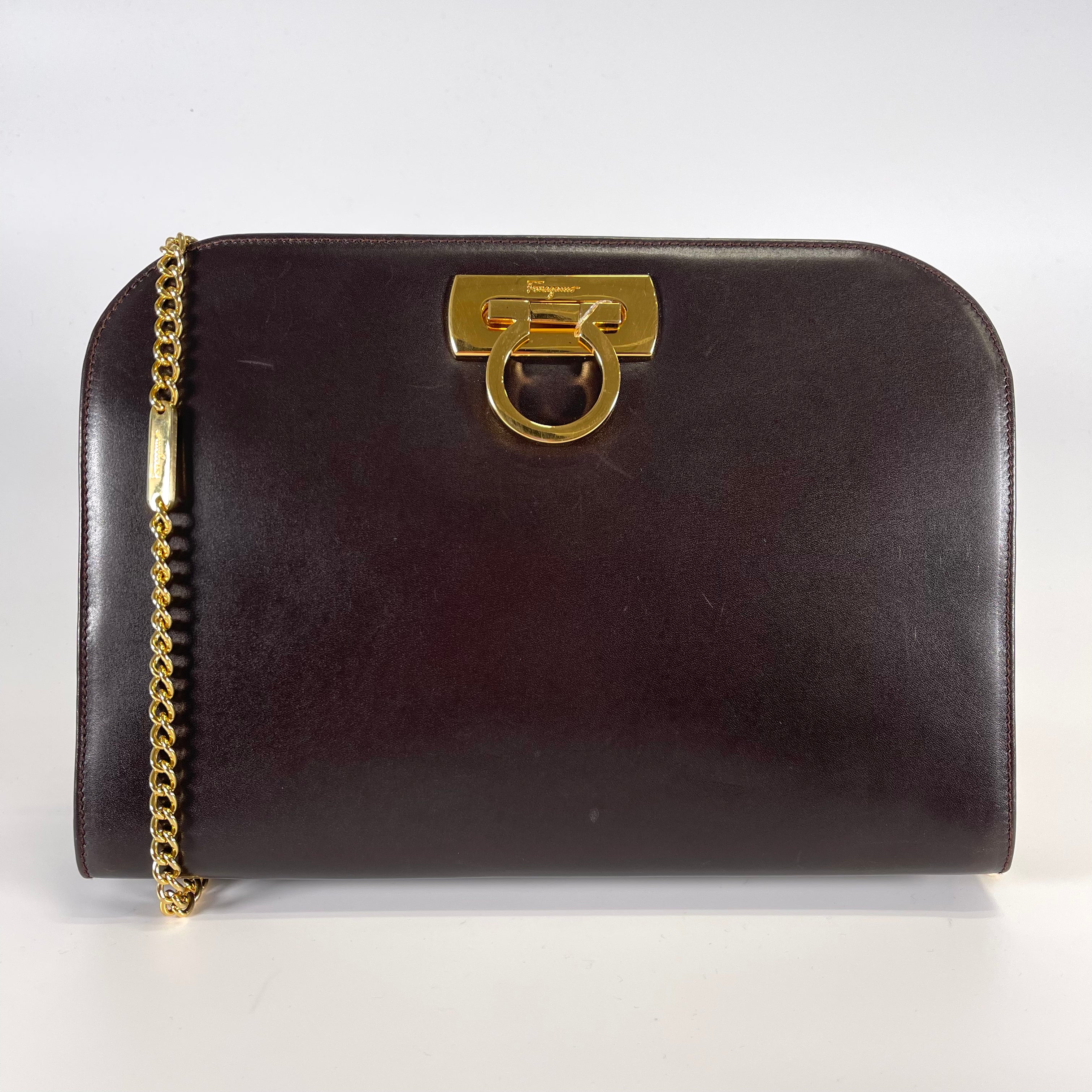 2511 Ferragamo Gancini Chain Shoulder Bag Shoulder Bag