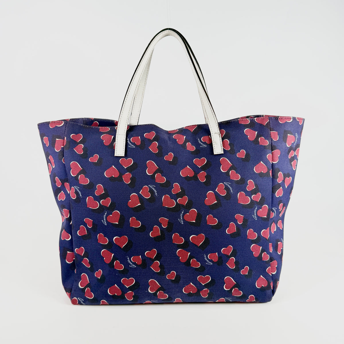 2607 secondhand GUCCI heart Tote Bag