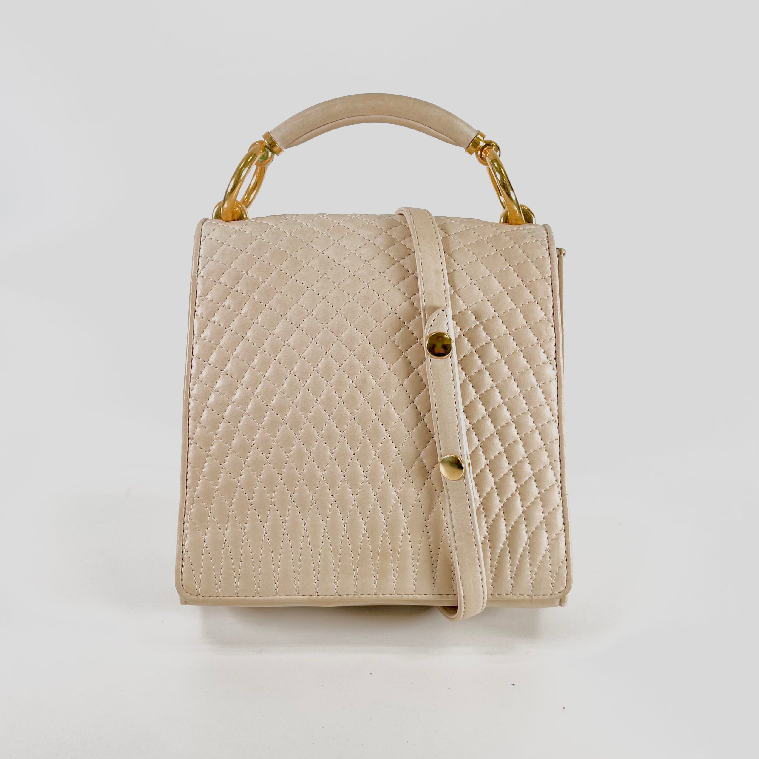 2512 secondhand  BALLY hand bag quilting 2WAY hand