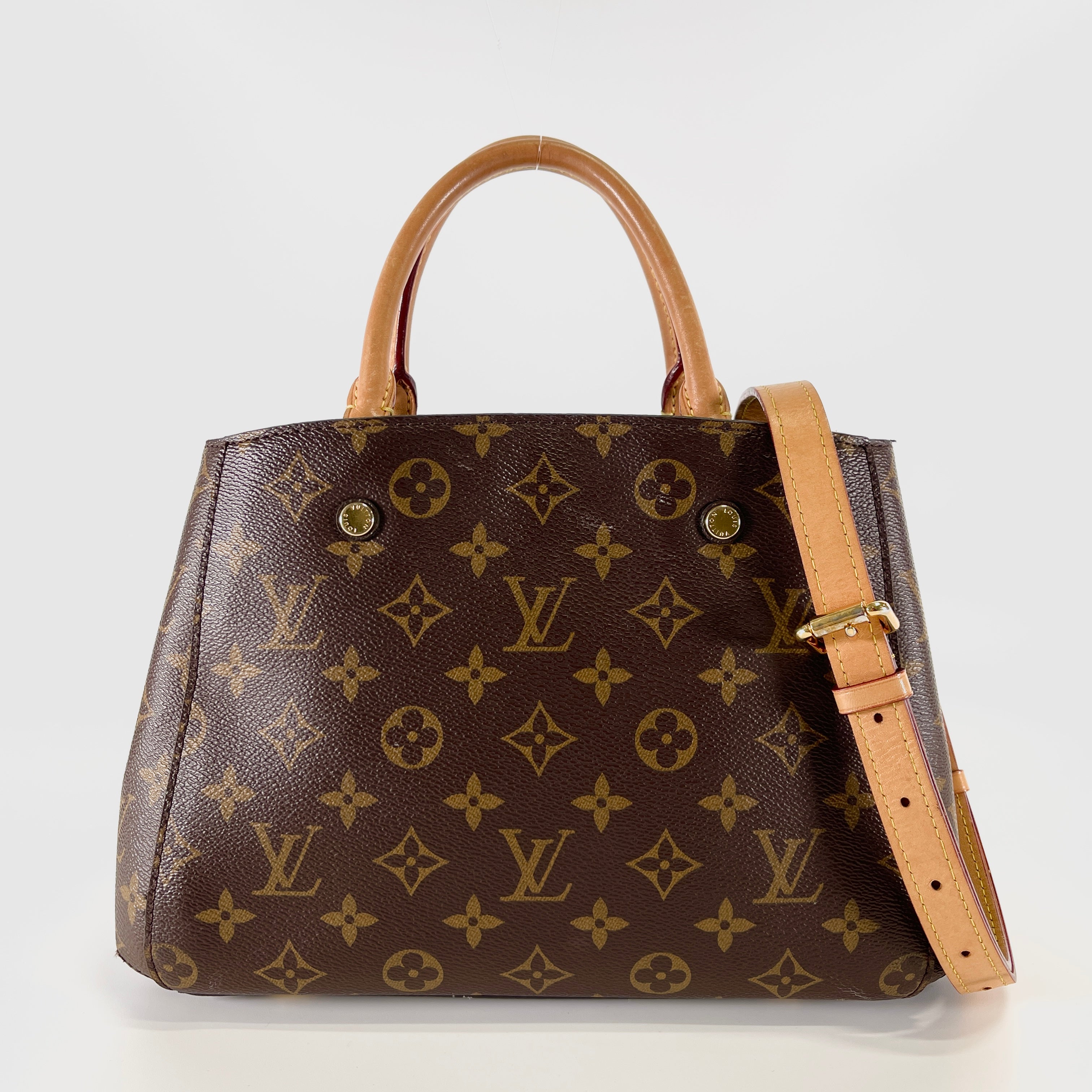 2605 secondhand LV hand bag Montaigne Monogram
