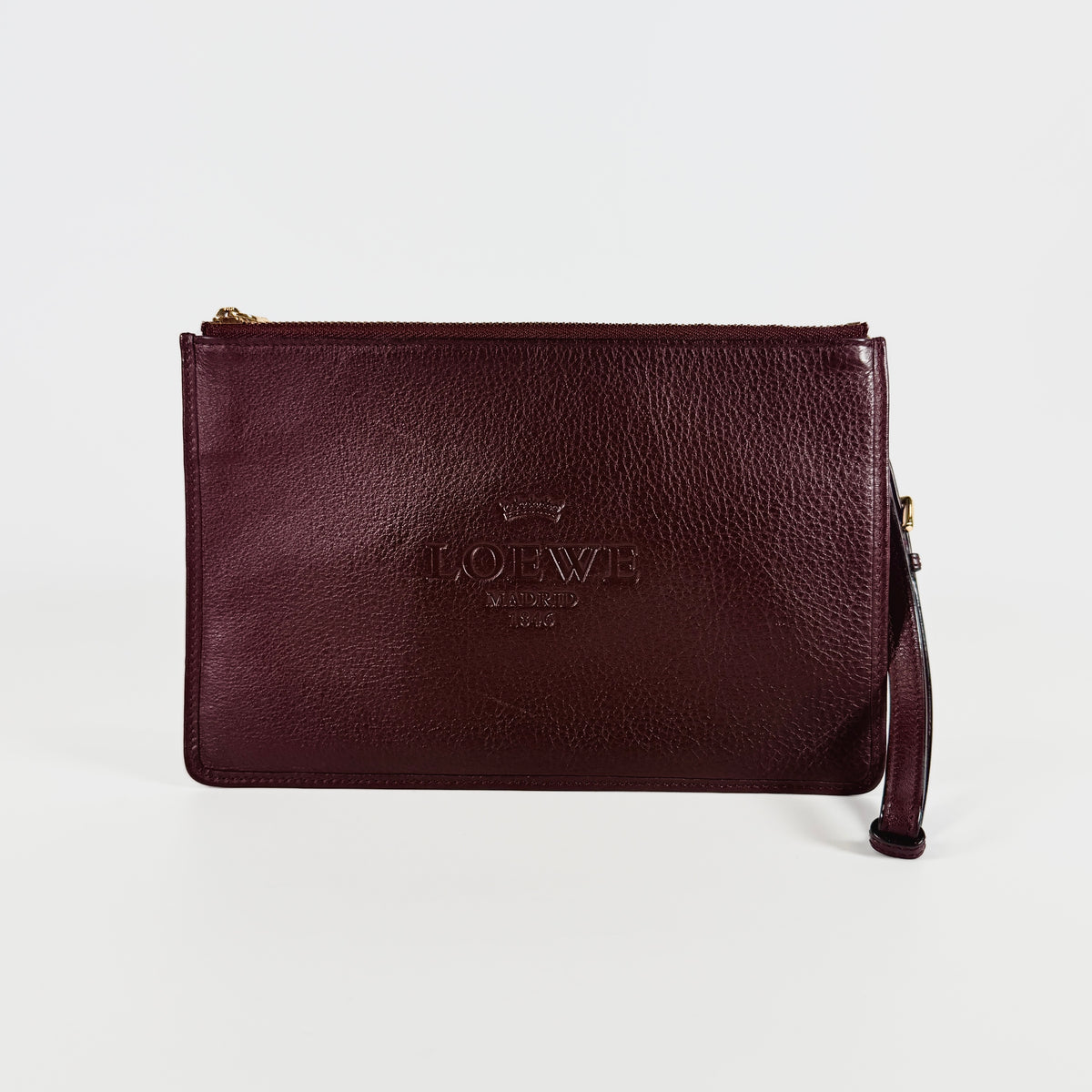 2606 secondhand LOEWE pouch Bordeaux