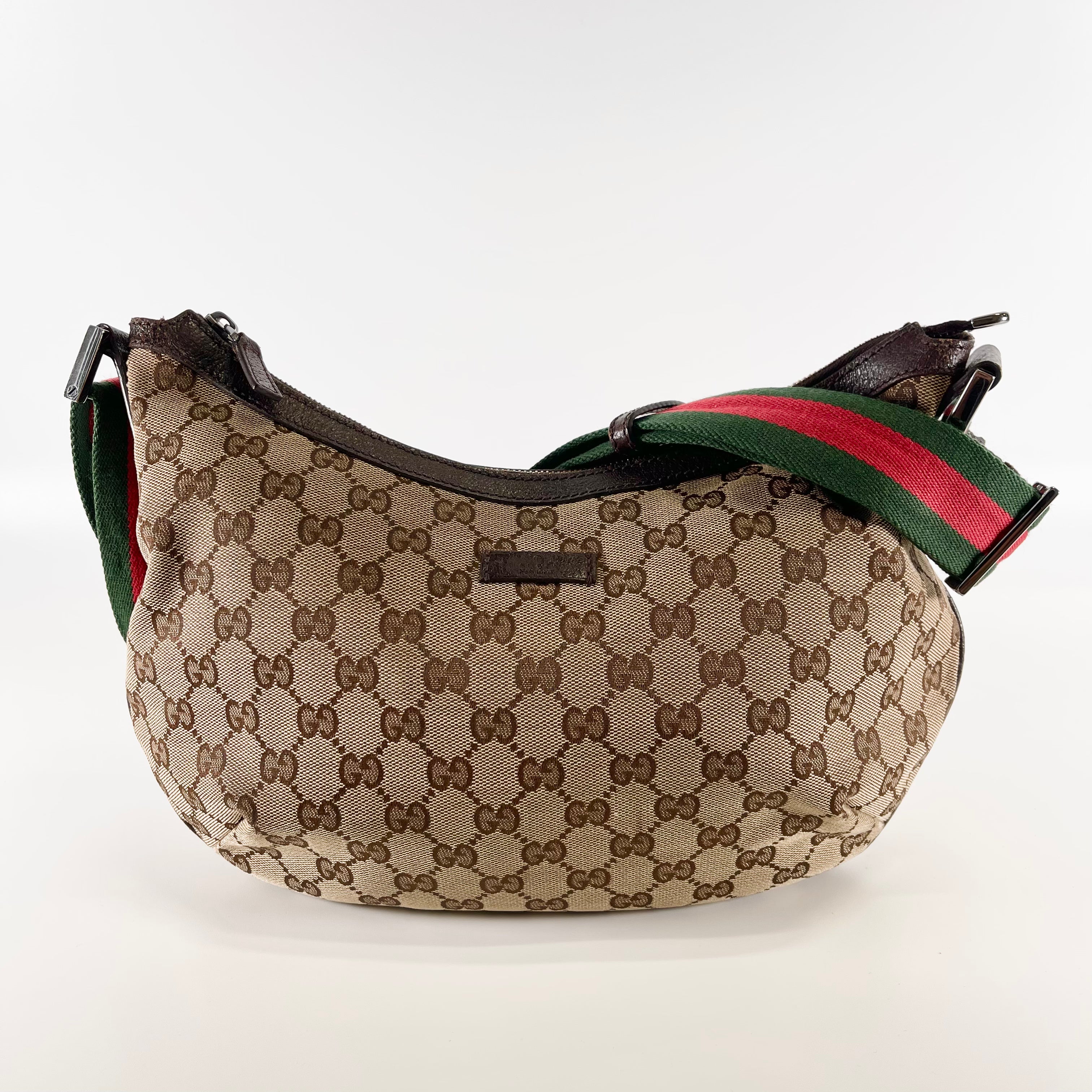 2603 secondhand GUCCI Sherry canvas Shoulder bag