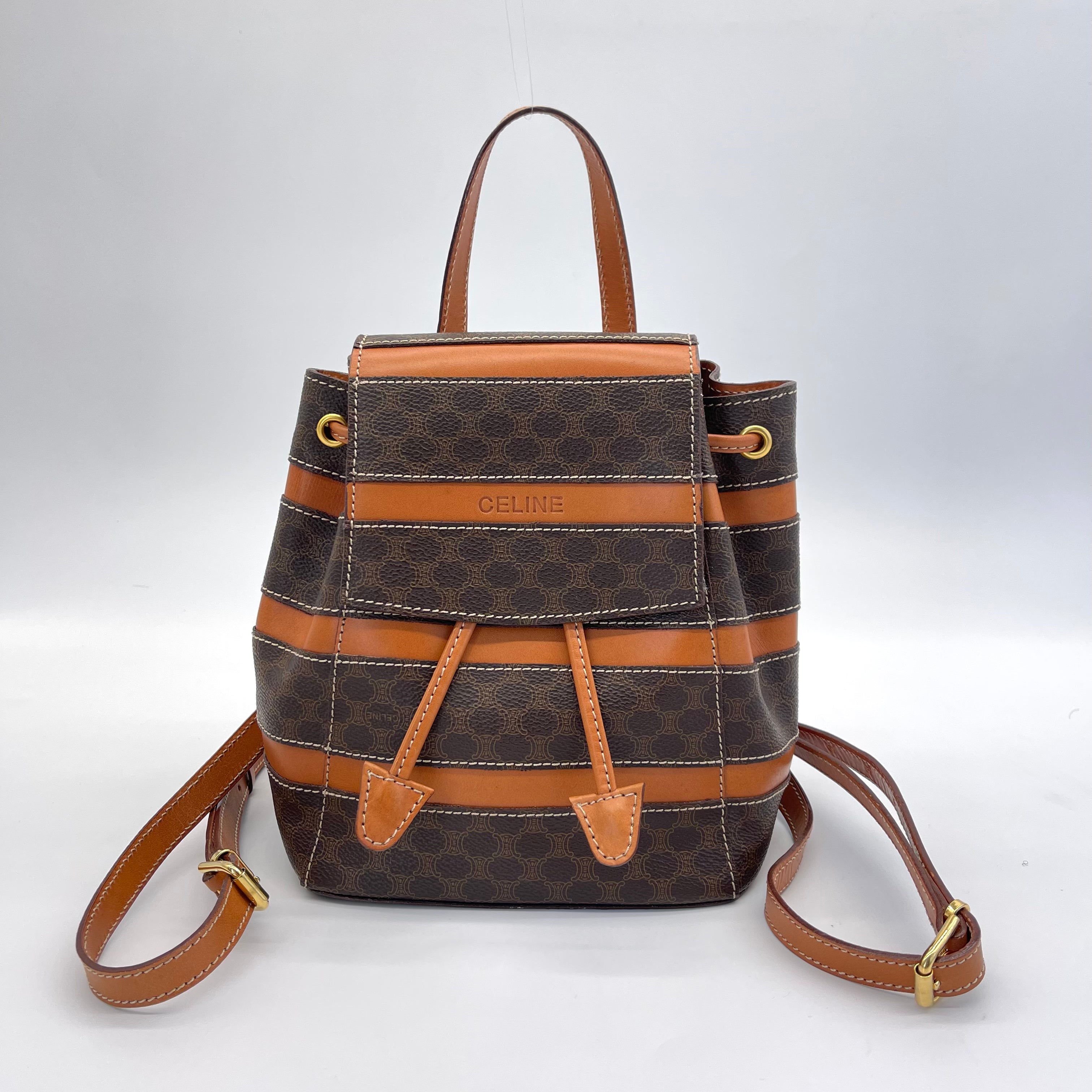 2512 secondhand  CELINE bag Macadam backpack