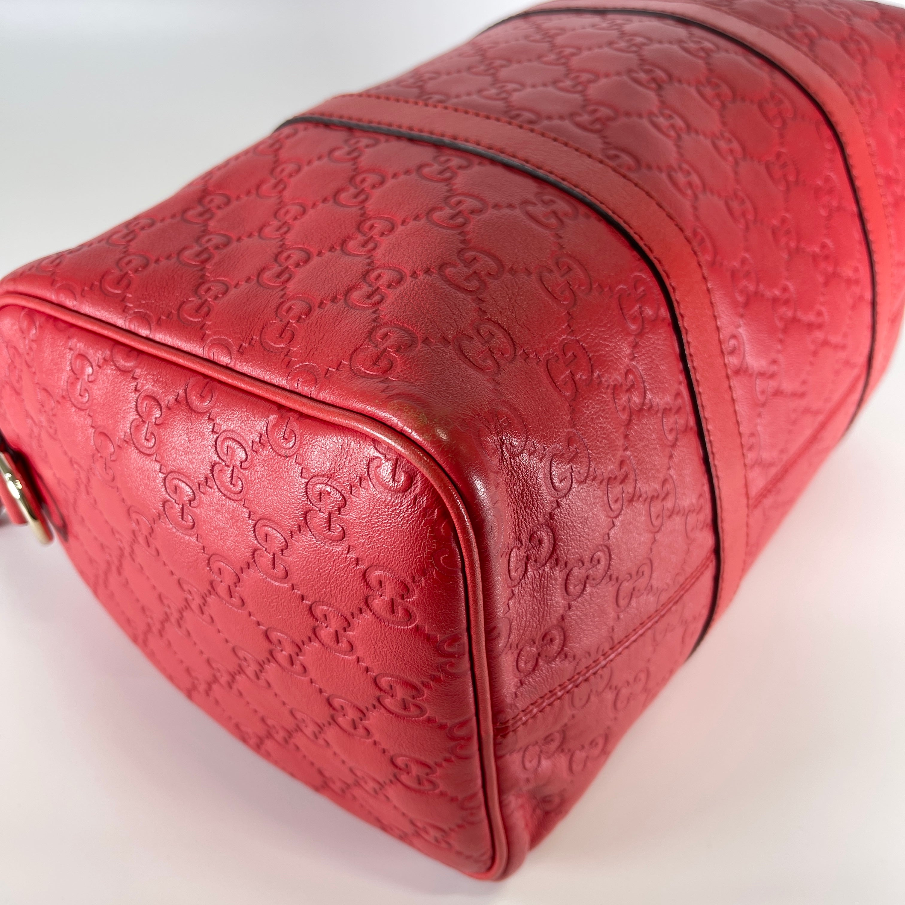 2605 secondhand GUCCI Boston Island Red