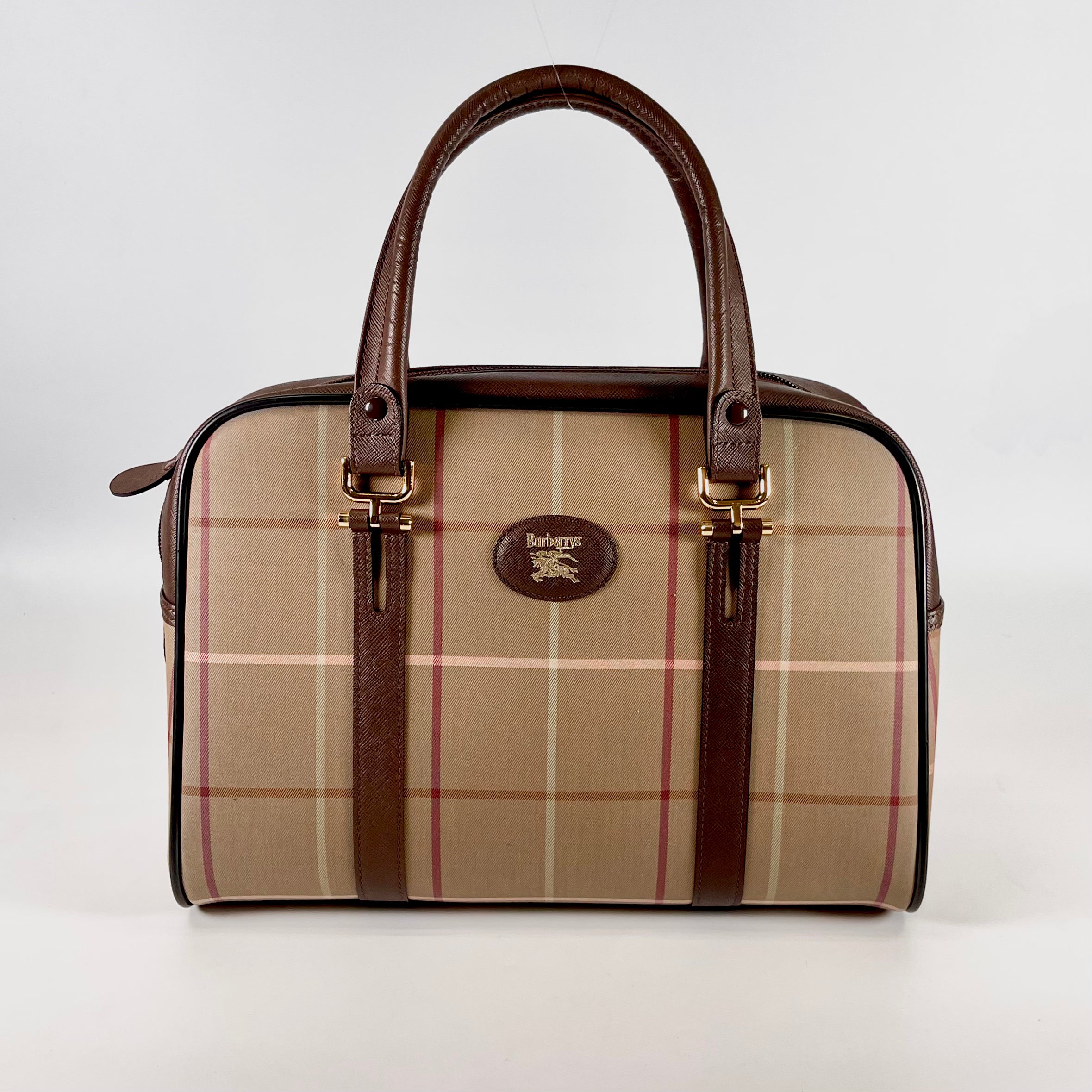 2511 BURBERRY Burberry's check hand bag