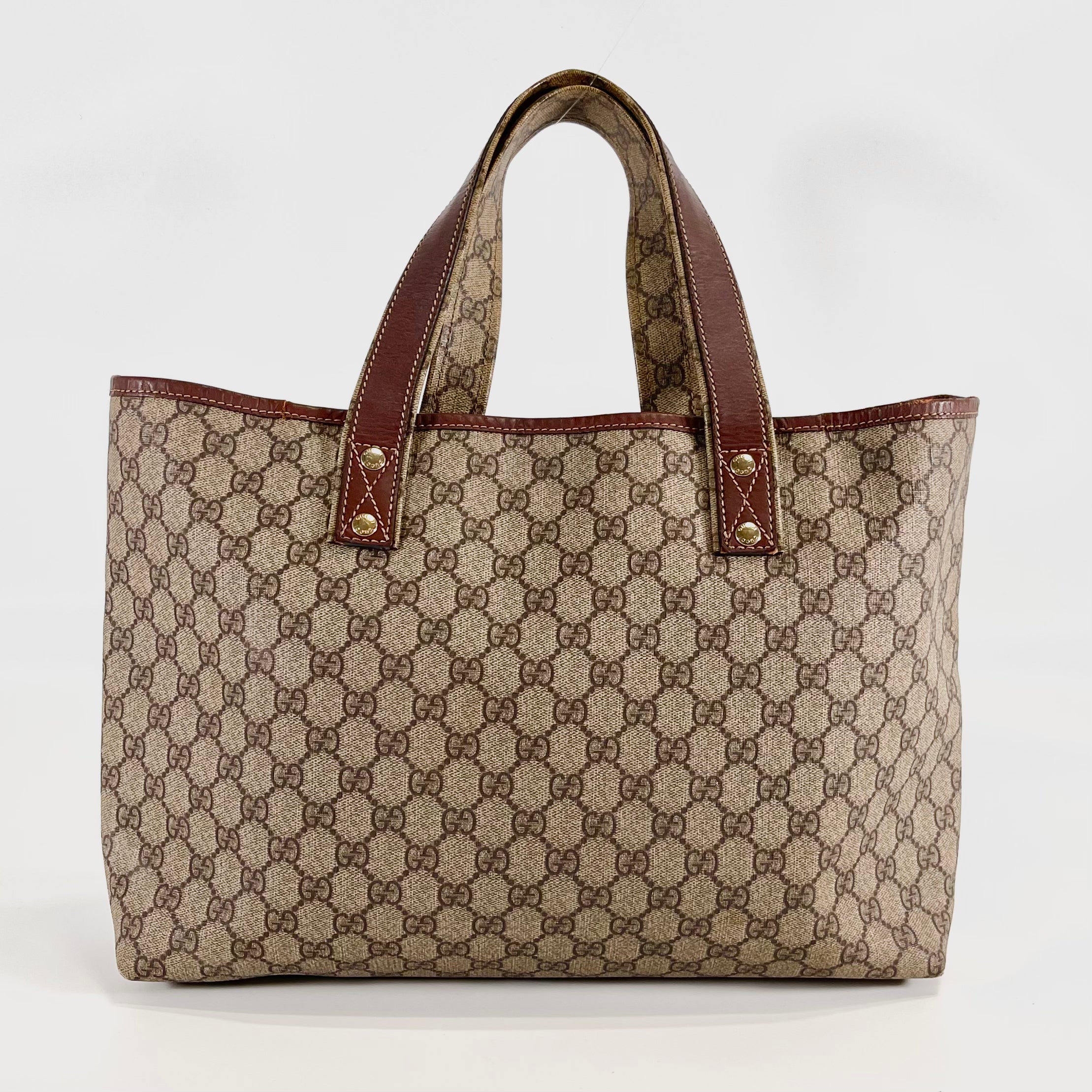 2512 secondhand  GUCCI GGSupreme totebag