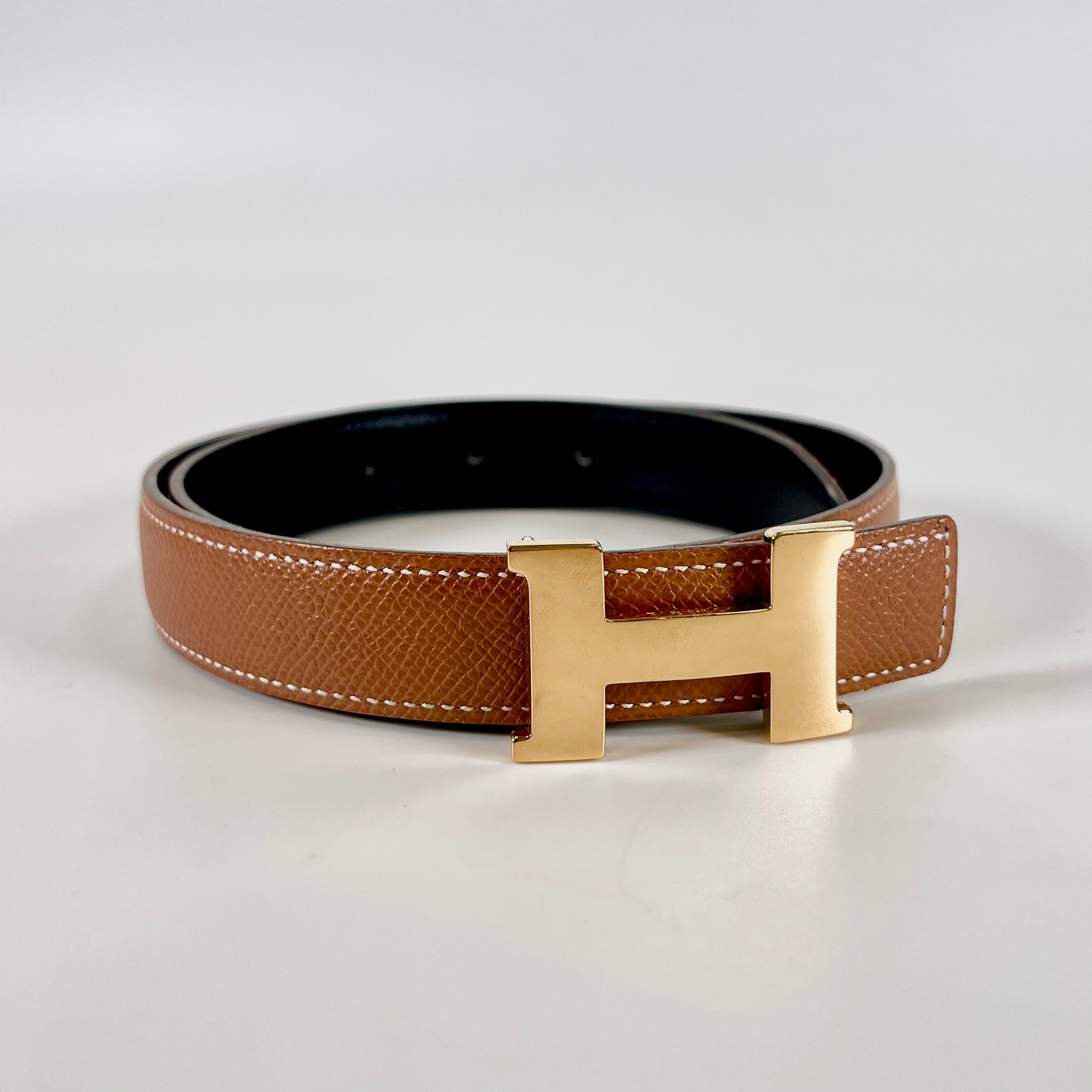 2511 HERMES Mini Constance H Belt Belt 62 Leather