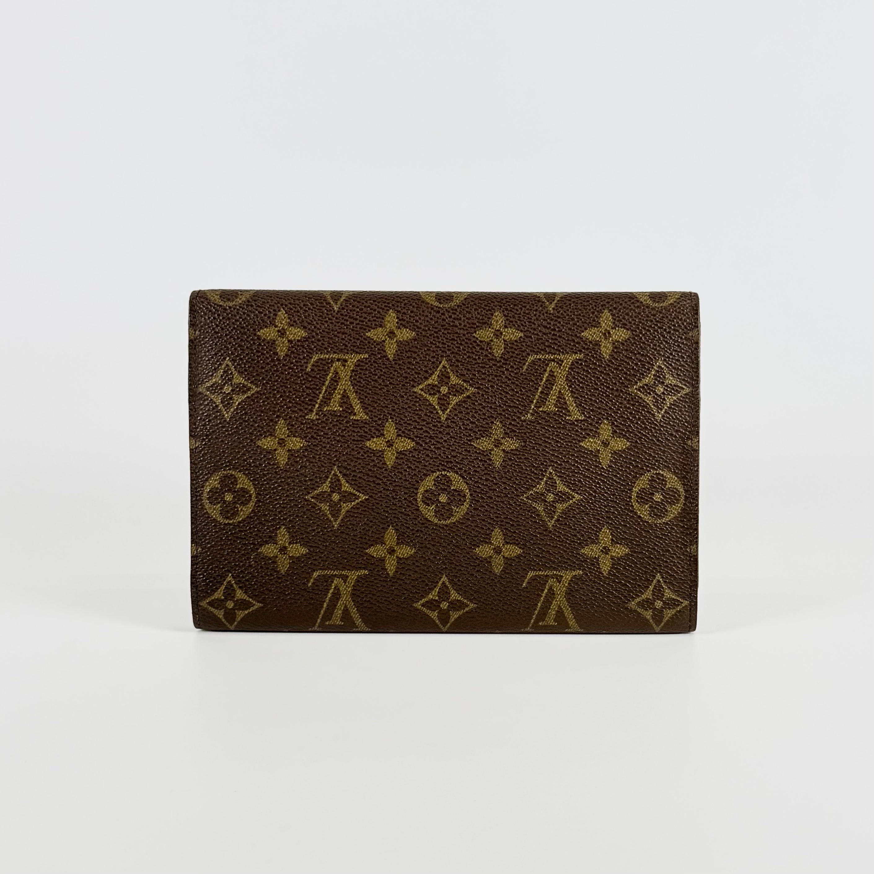 2608 secondhand LV Monogram Pochette Passeport Wallet