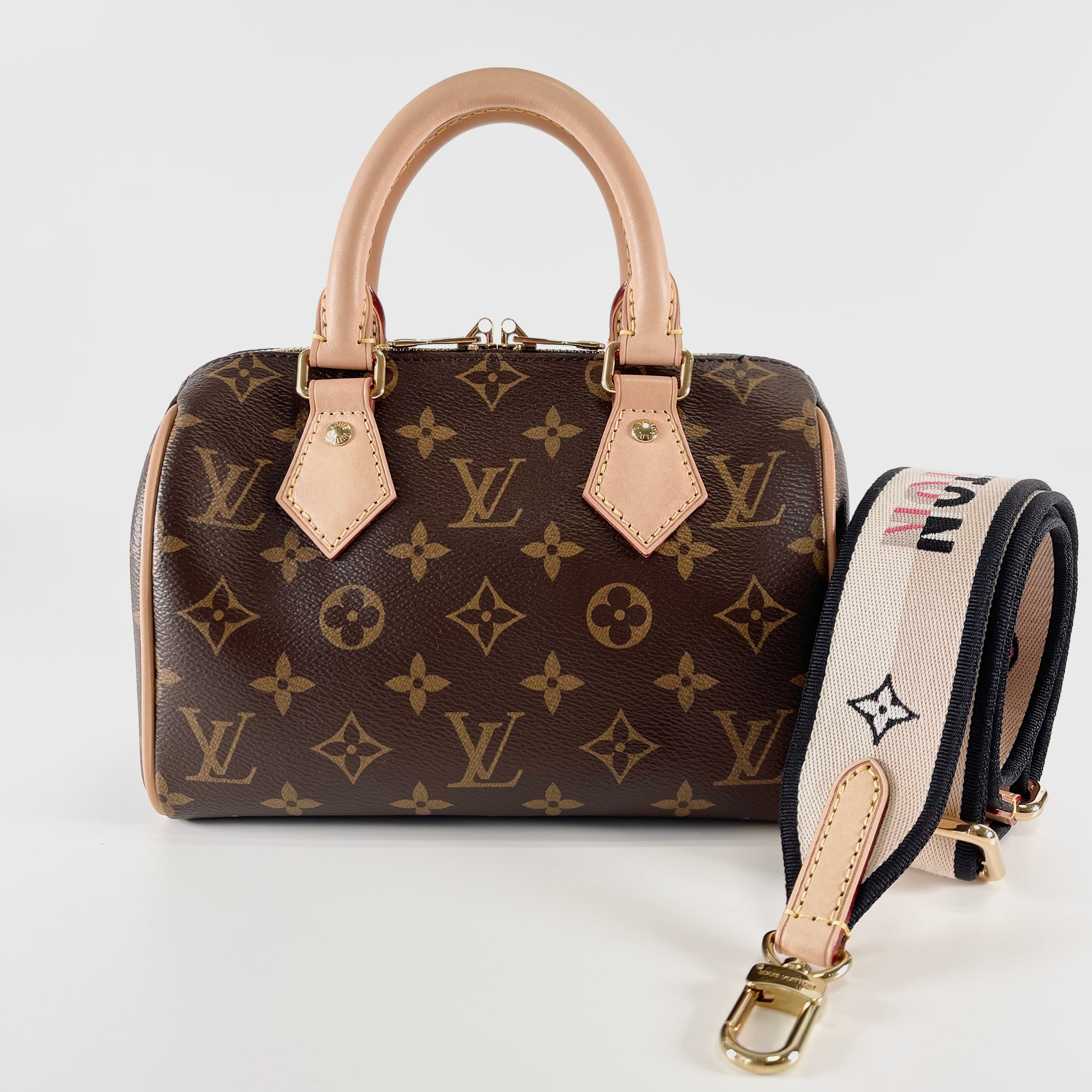 2603 secondhand LV Speedy Bandouliere IC Monogram