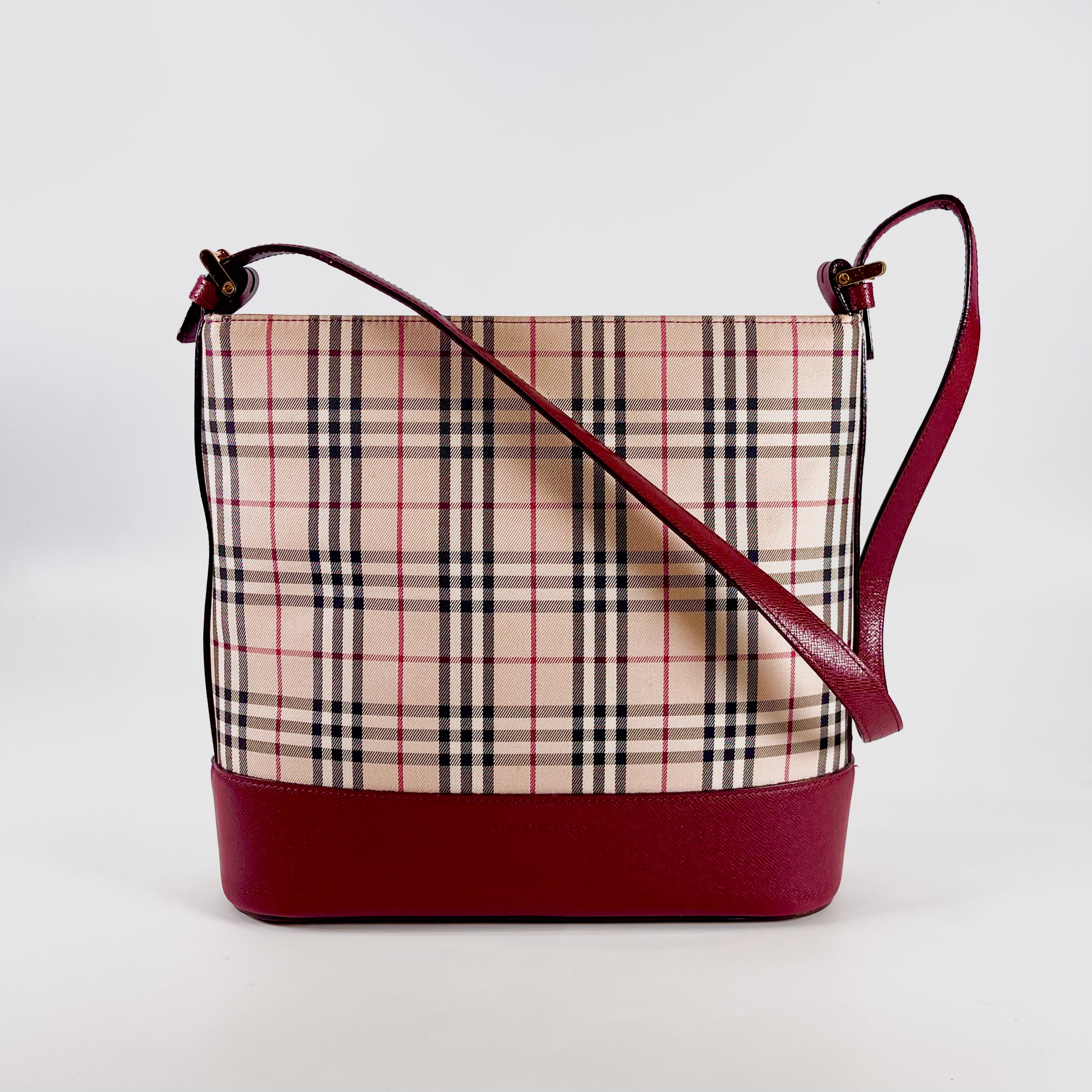 2602 secondhand BURBERRY Nova Check Shoulder bag