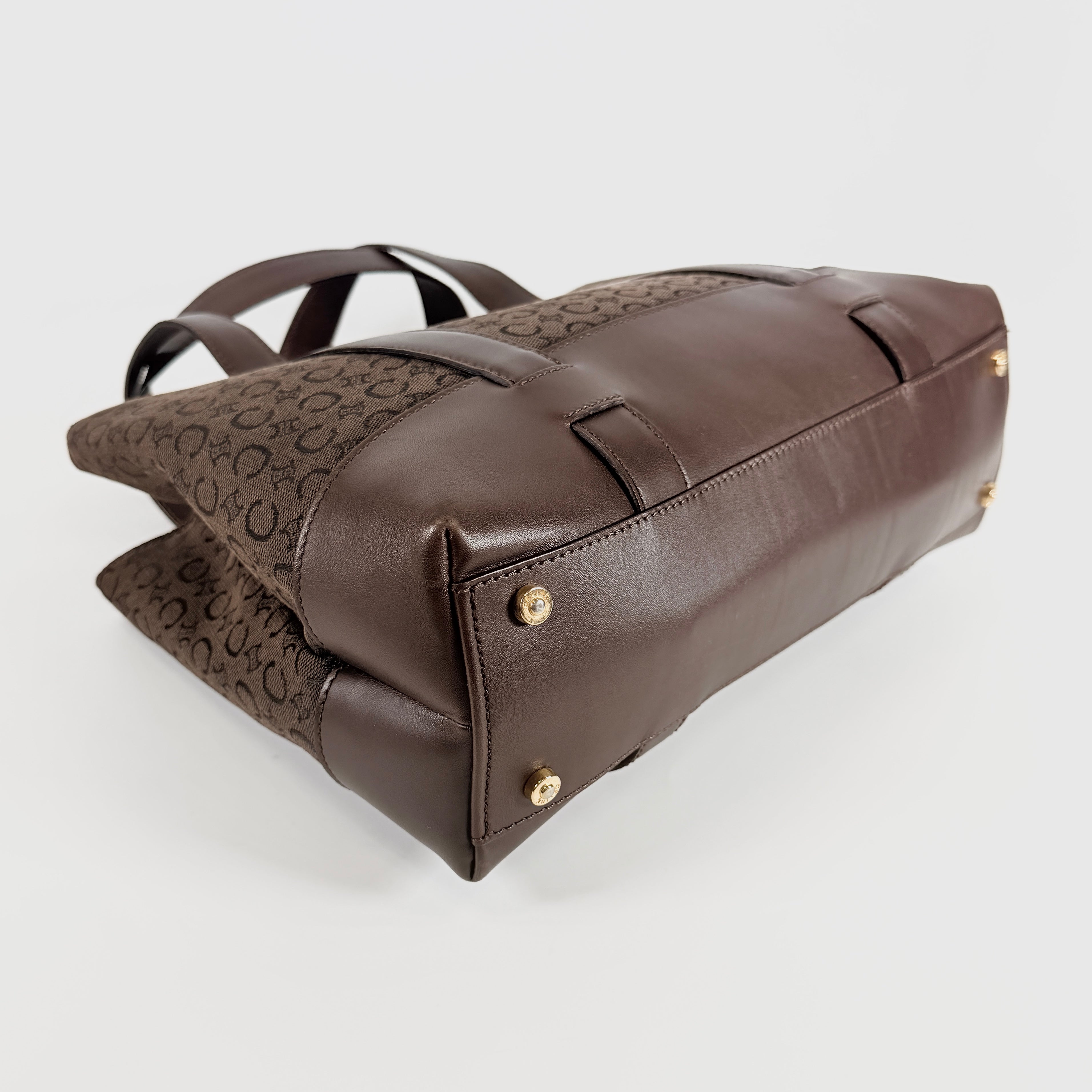 2606 Secondhand Celine C Macadam Canvas Tote Bag