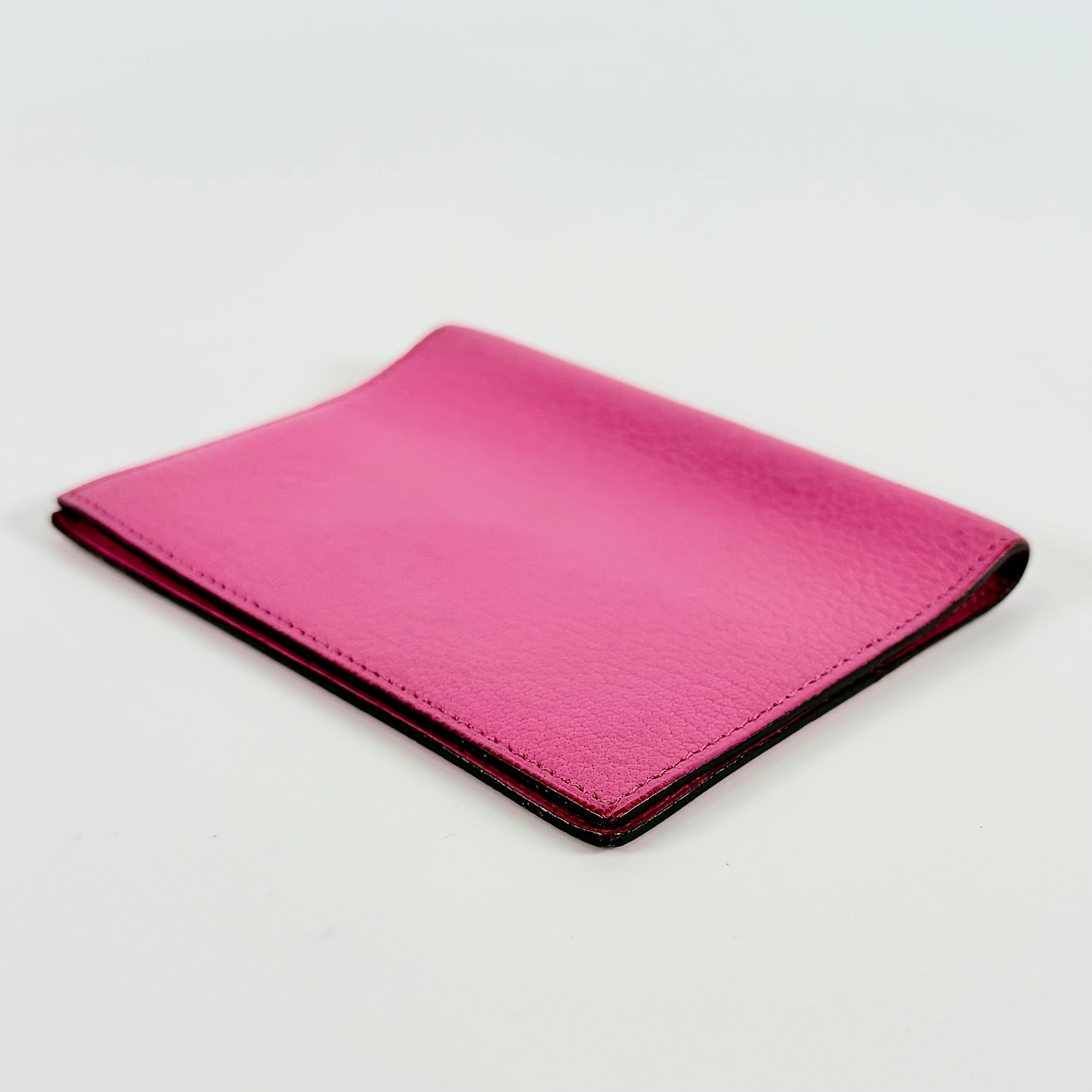 2608 secondhand HERMES Chèvre Agenda Rose Shocking SV Hardware