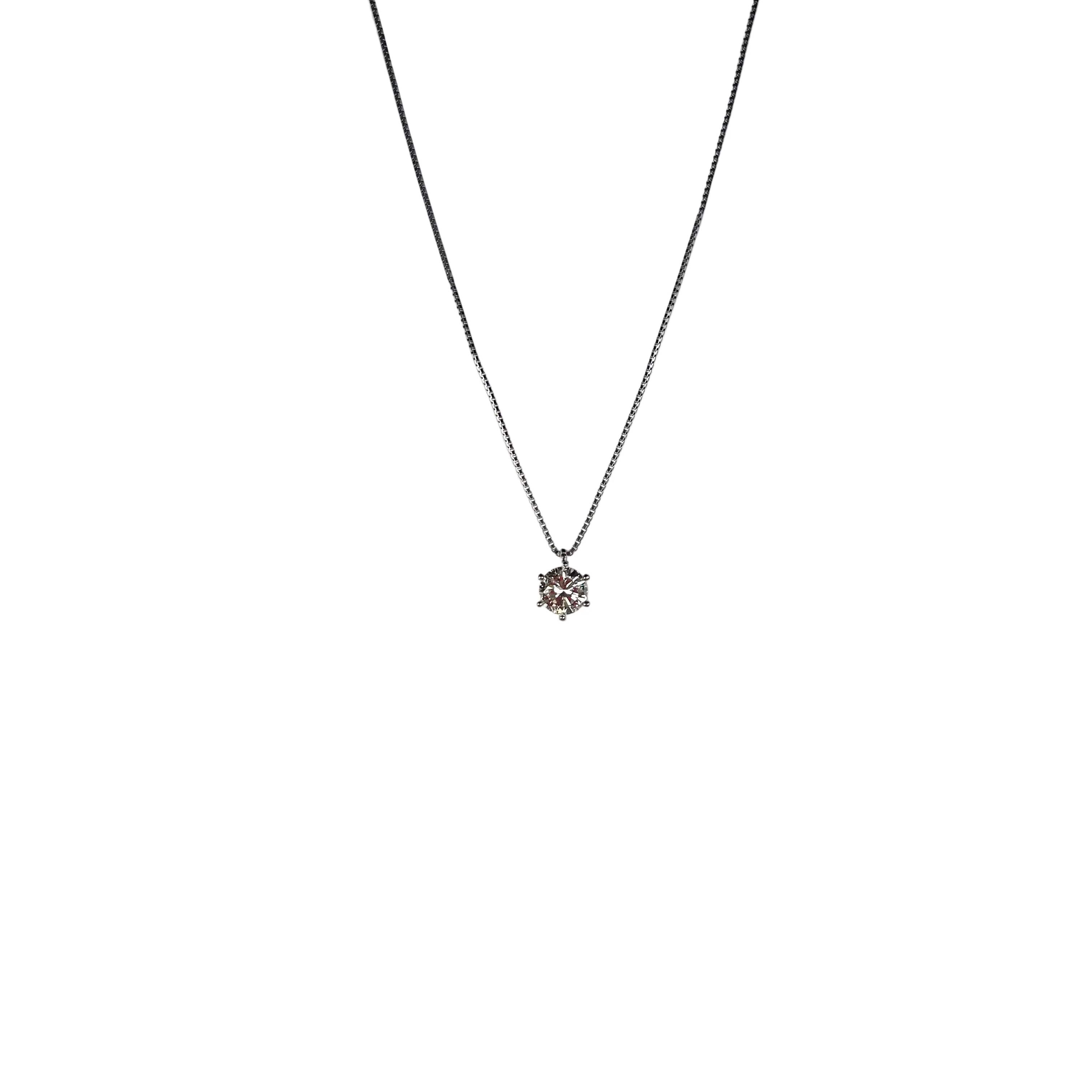 2603 secondhand Pt900/850 D1.06ct 3.6ｇ 45cm