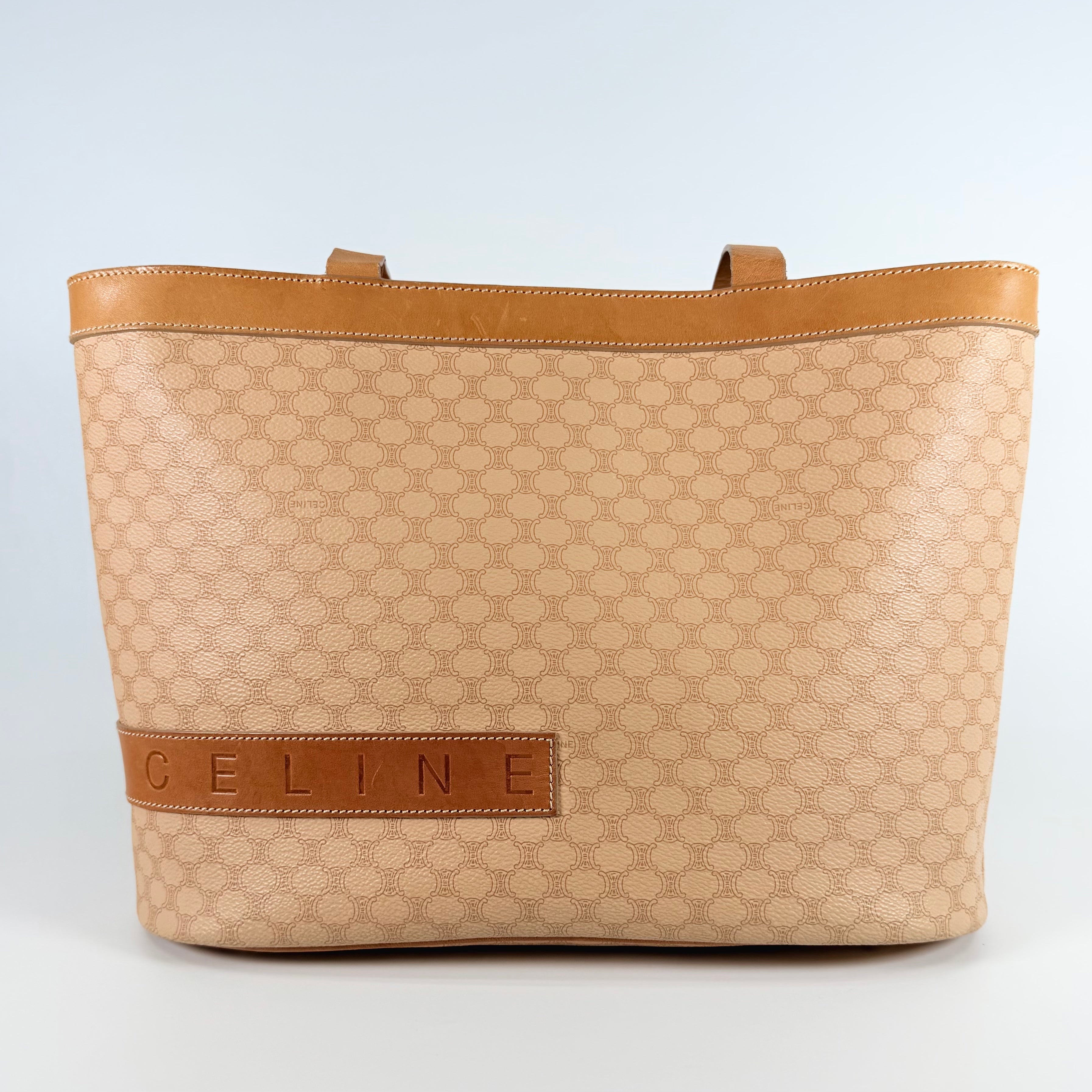 2607 secondhand CELINE Macadam Tote Bag