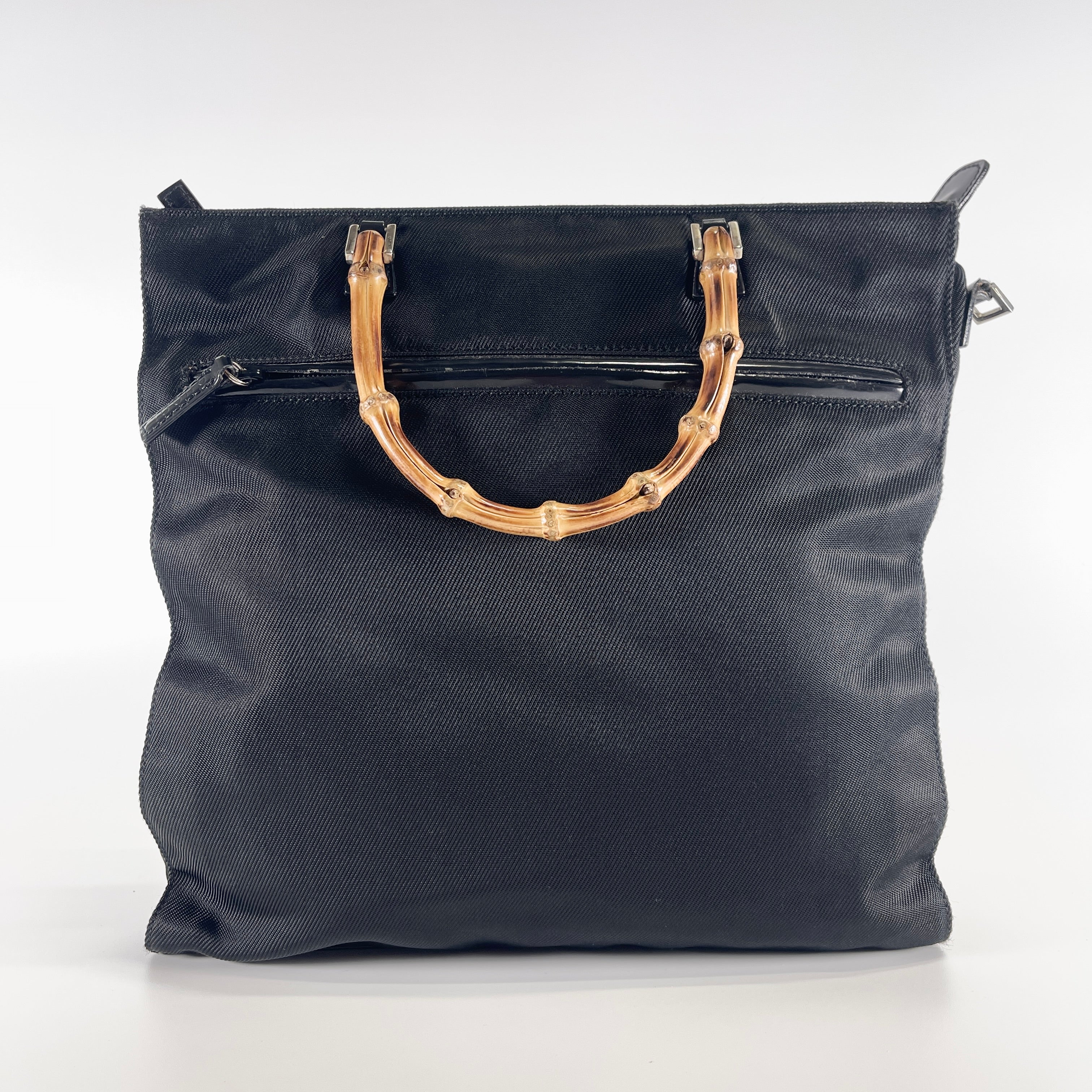 2606 secondhand GUCCI Bamboo hand bag