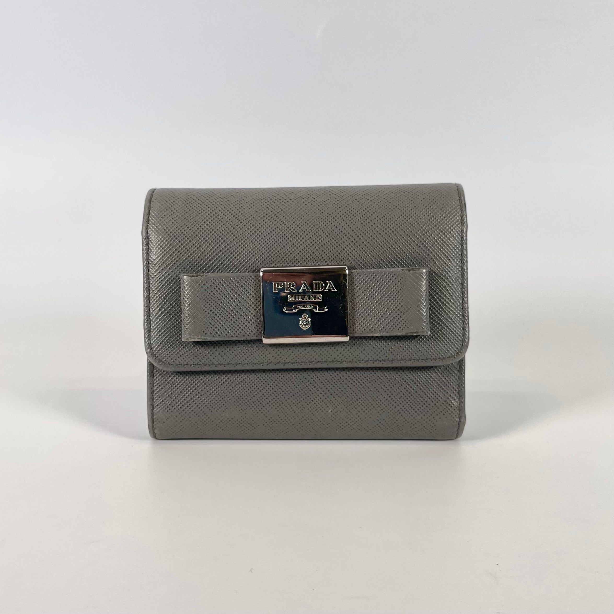 2511 PRADA Ribbon Tri-fold Wallet