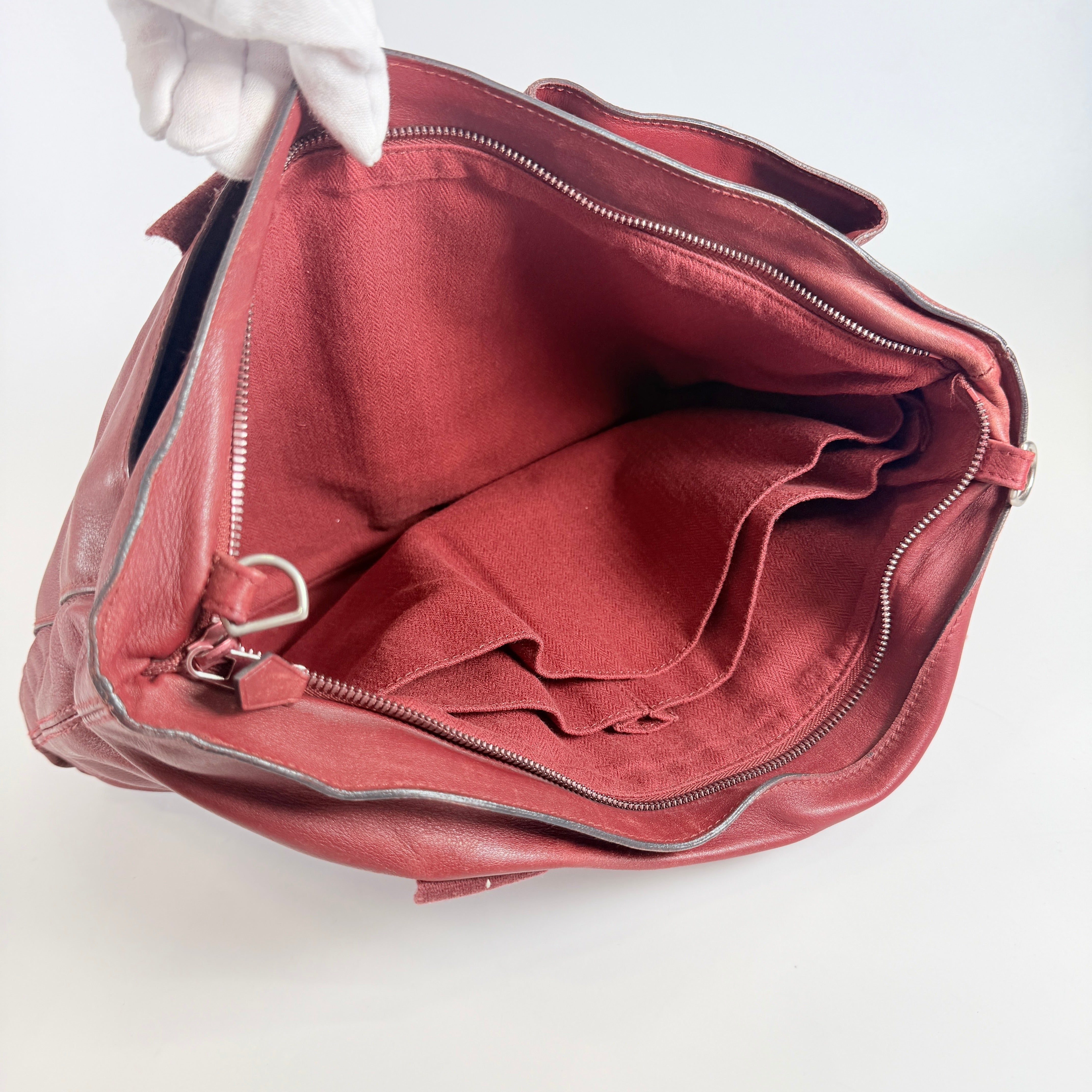 2608 secondhand HERMES caravan Horizontal 2way bag