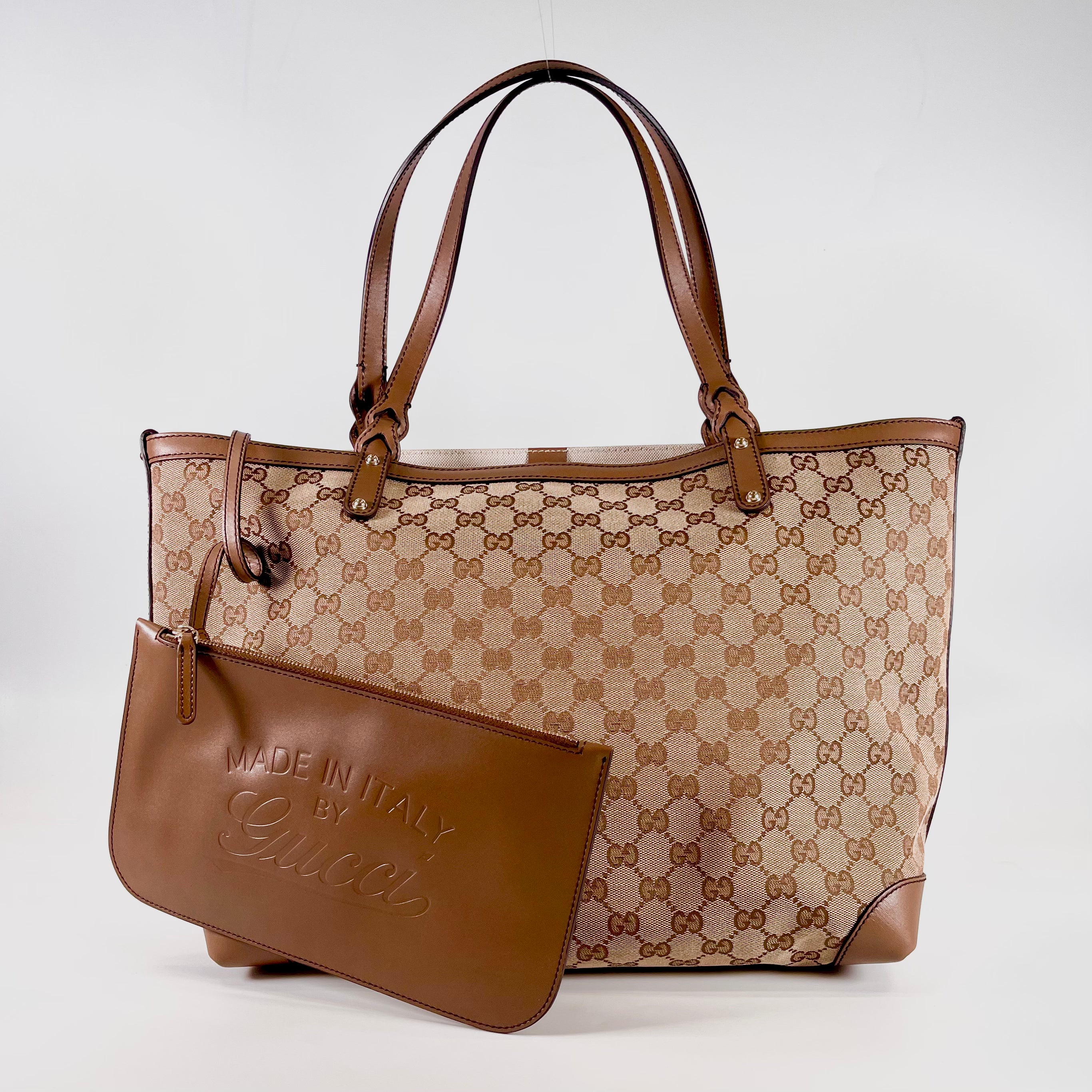 2601 secondhand GUCCI GG canvas Tote Bag