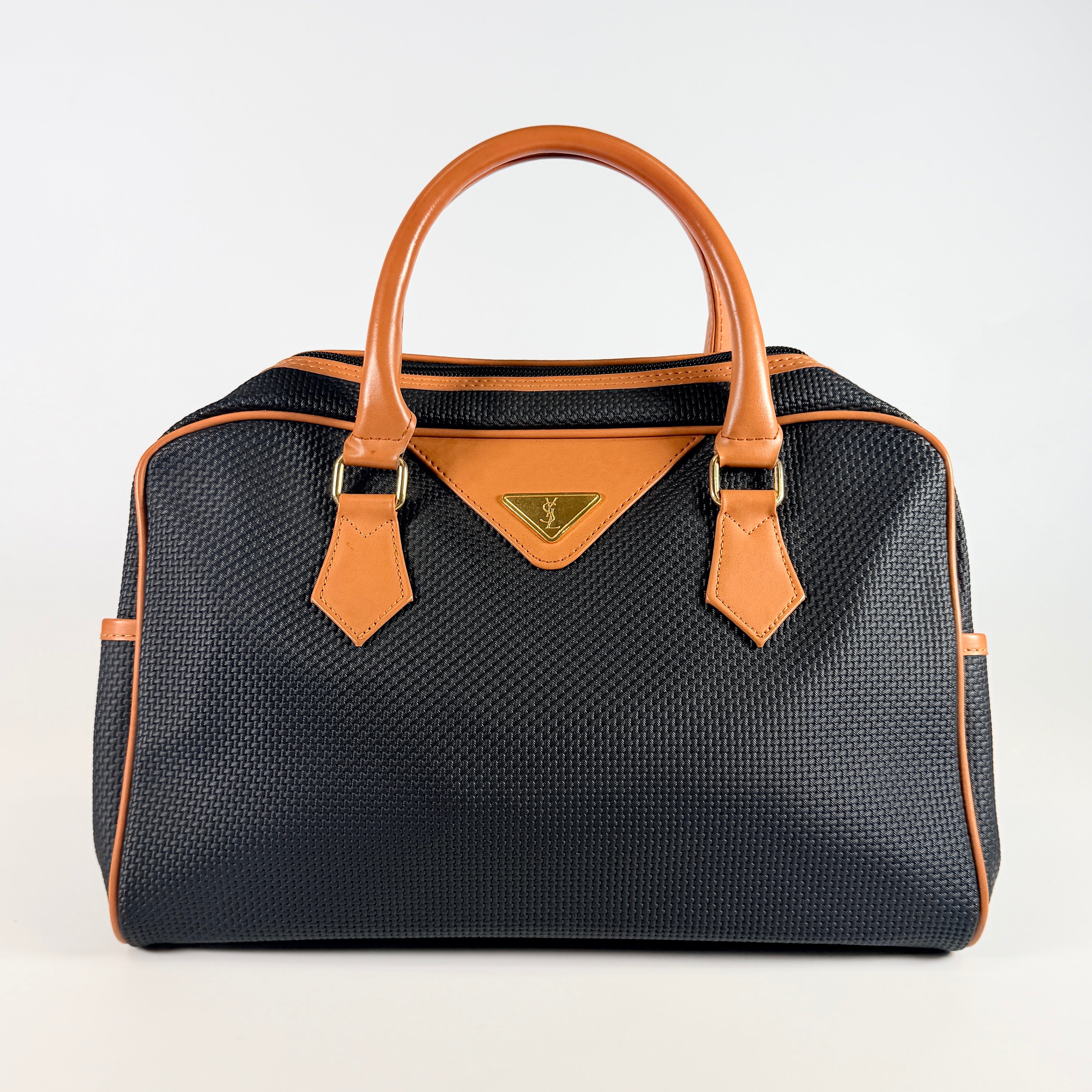 2608 secondhand SAINT LAURENT  Mini Boston Bag Black