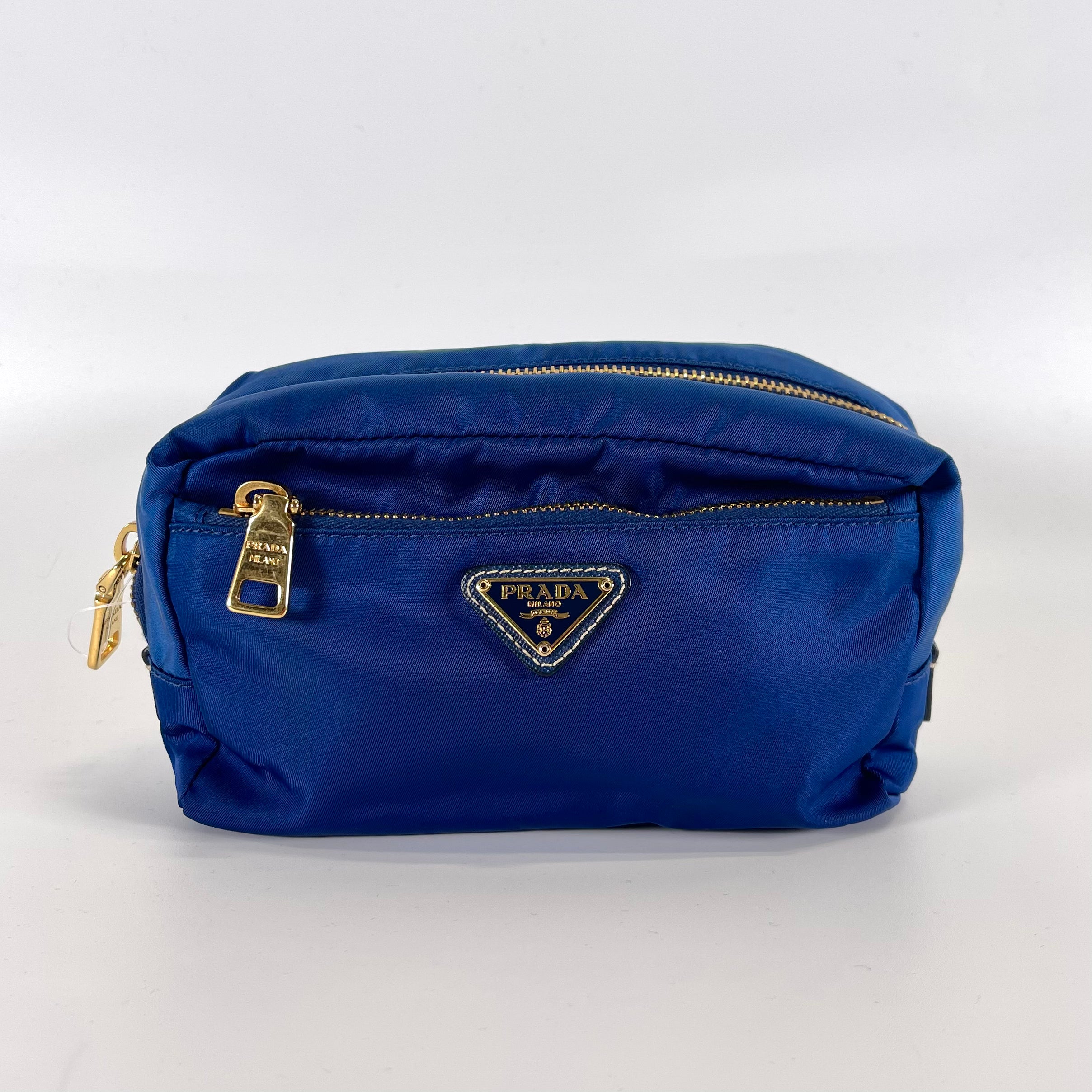 2510 PRADA Prada nylon pouch blue