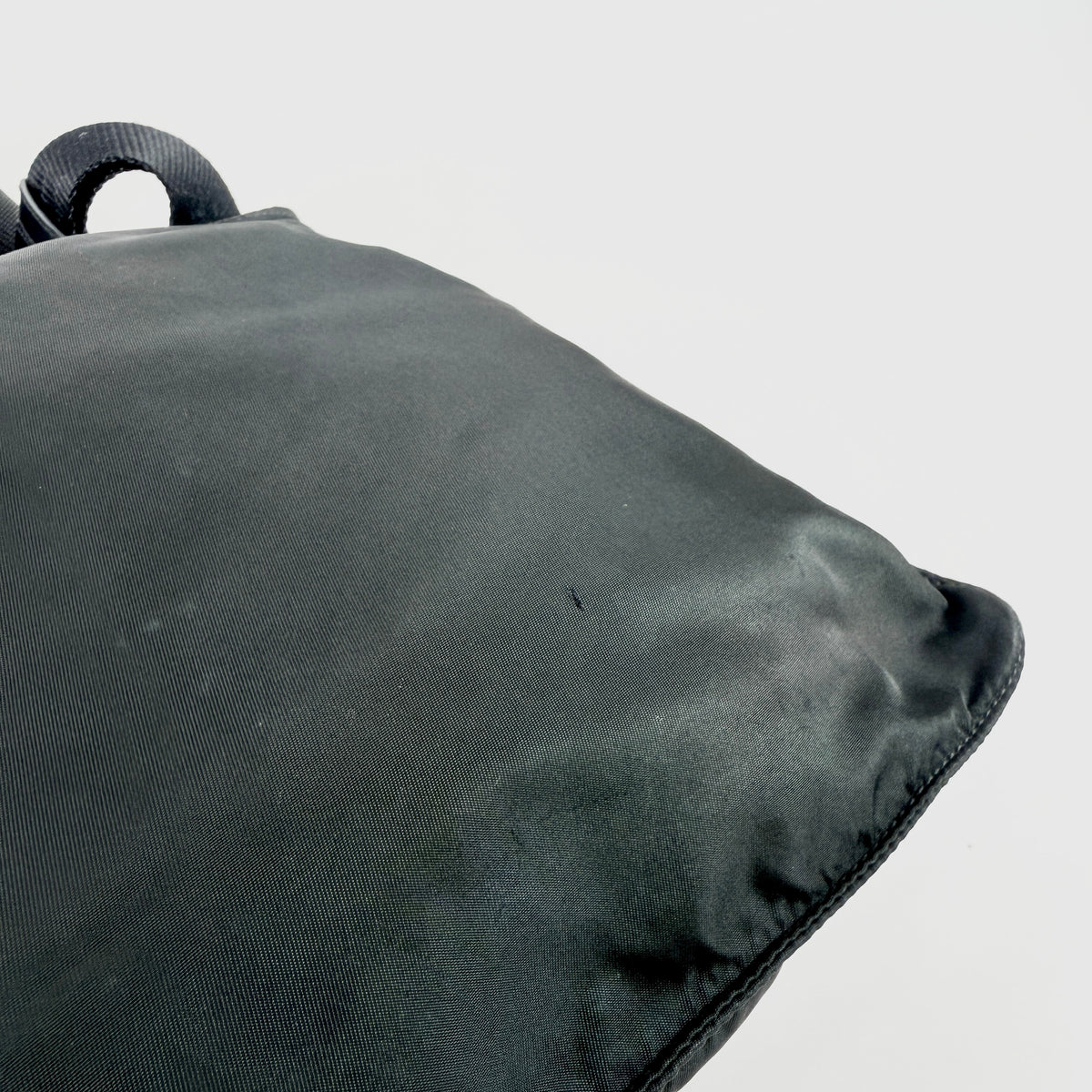 2607 secondhand PRADA Shoulder bag black nylon