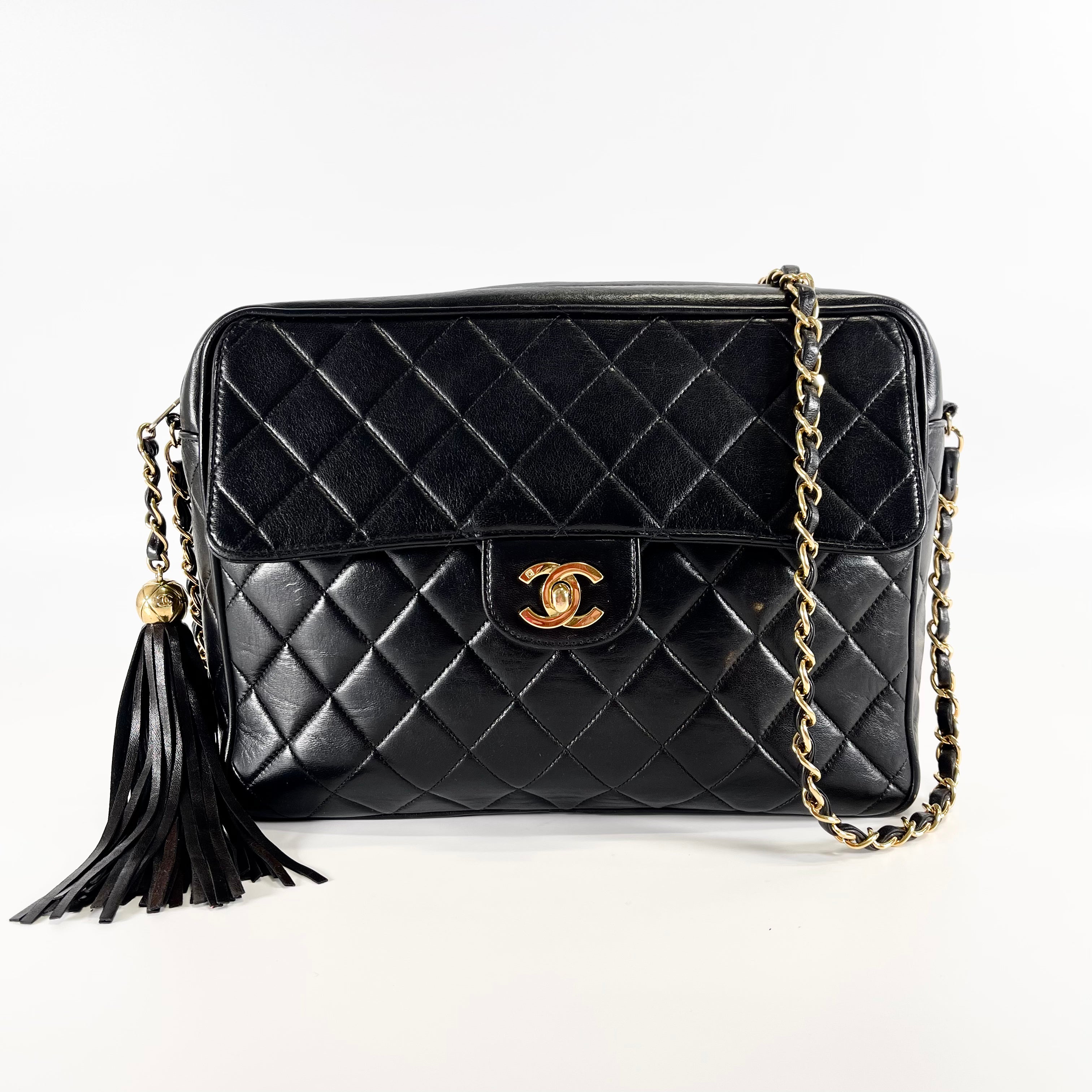 2407 chain Shoulder bag black