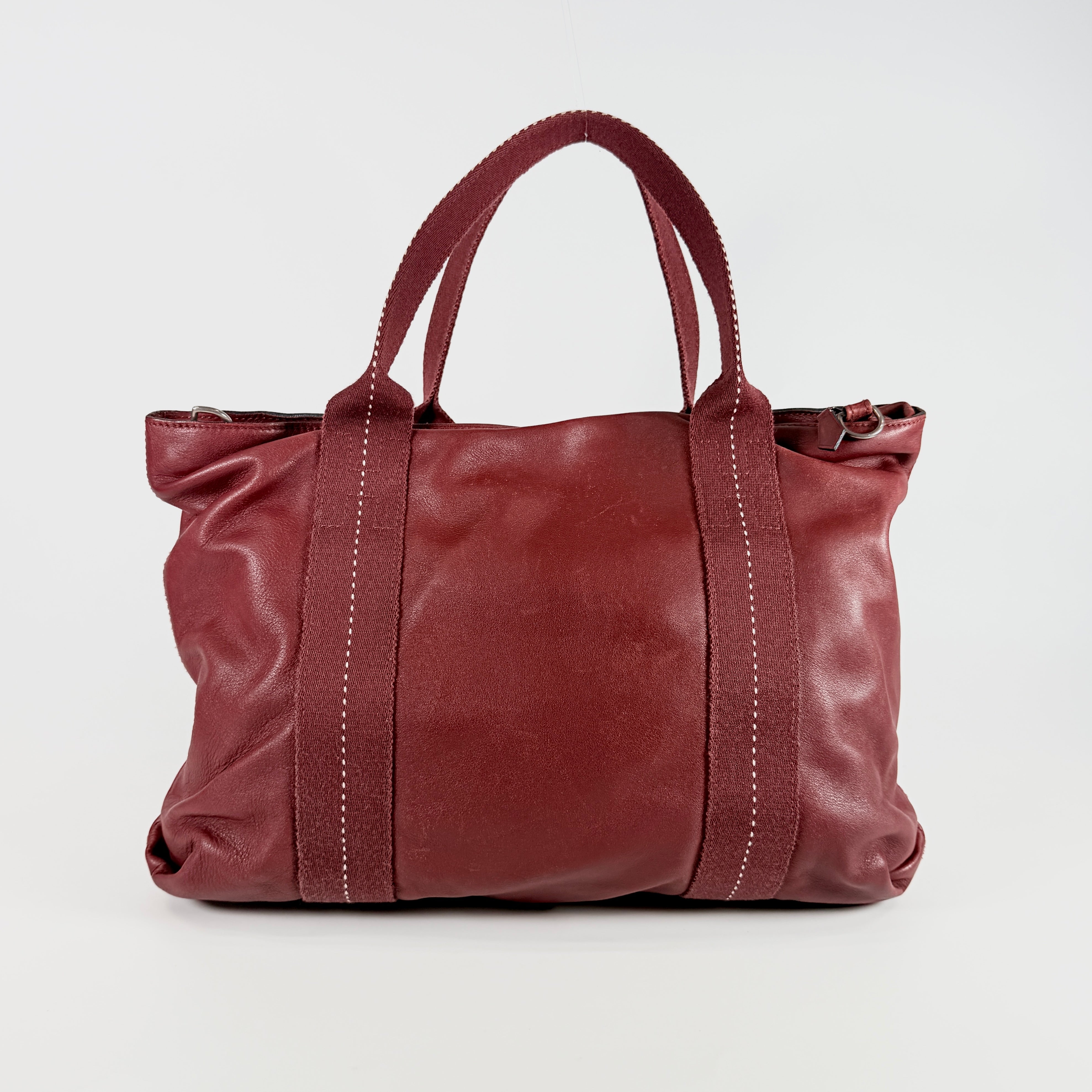 2608 secondhand HERMES caravan Horizontal 2way bag