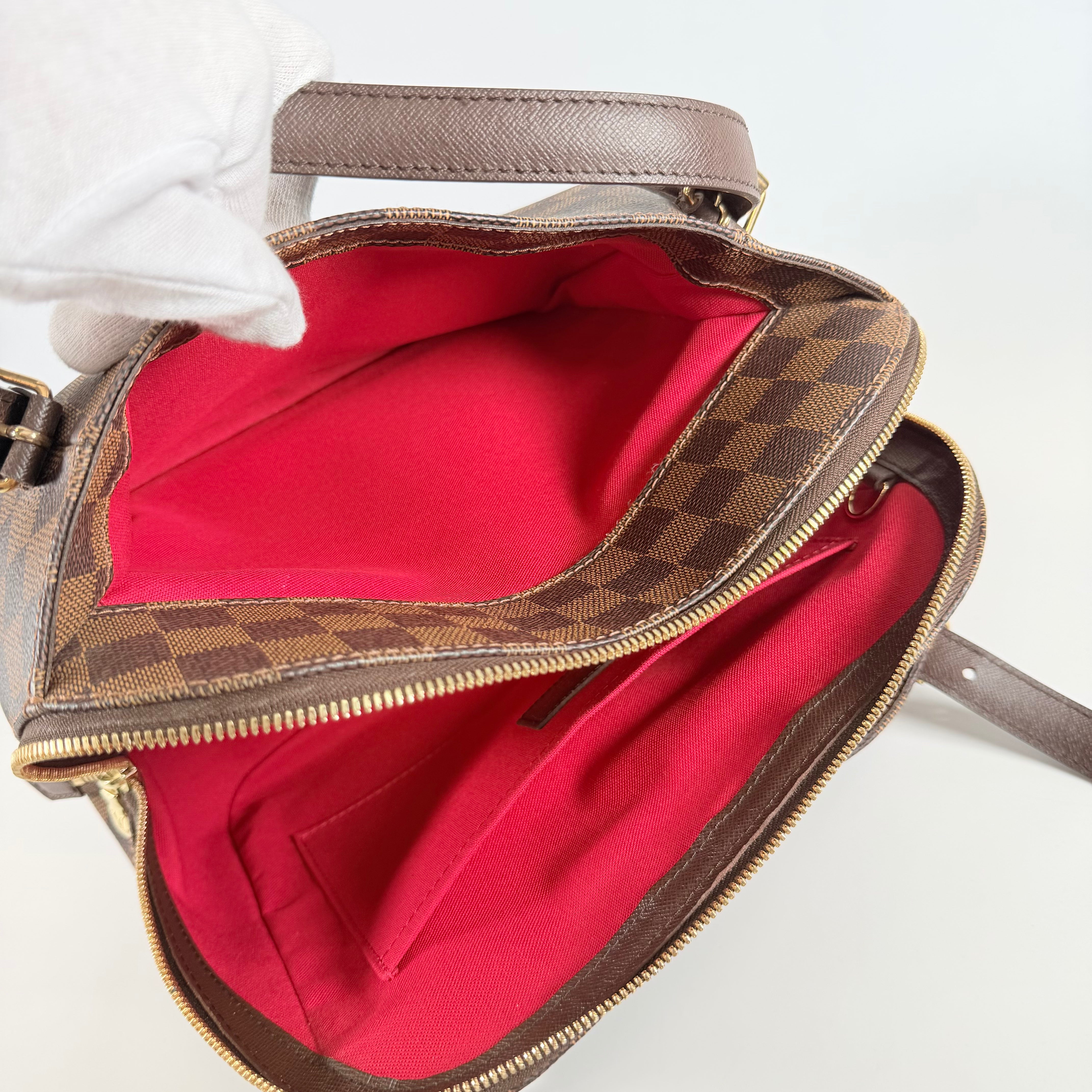 2608 secondhand LV Damier Belem MM N51174 AR2088 Brown