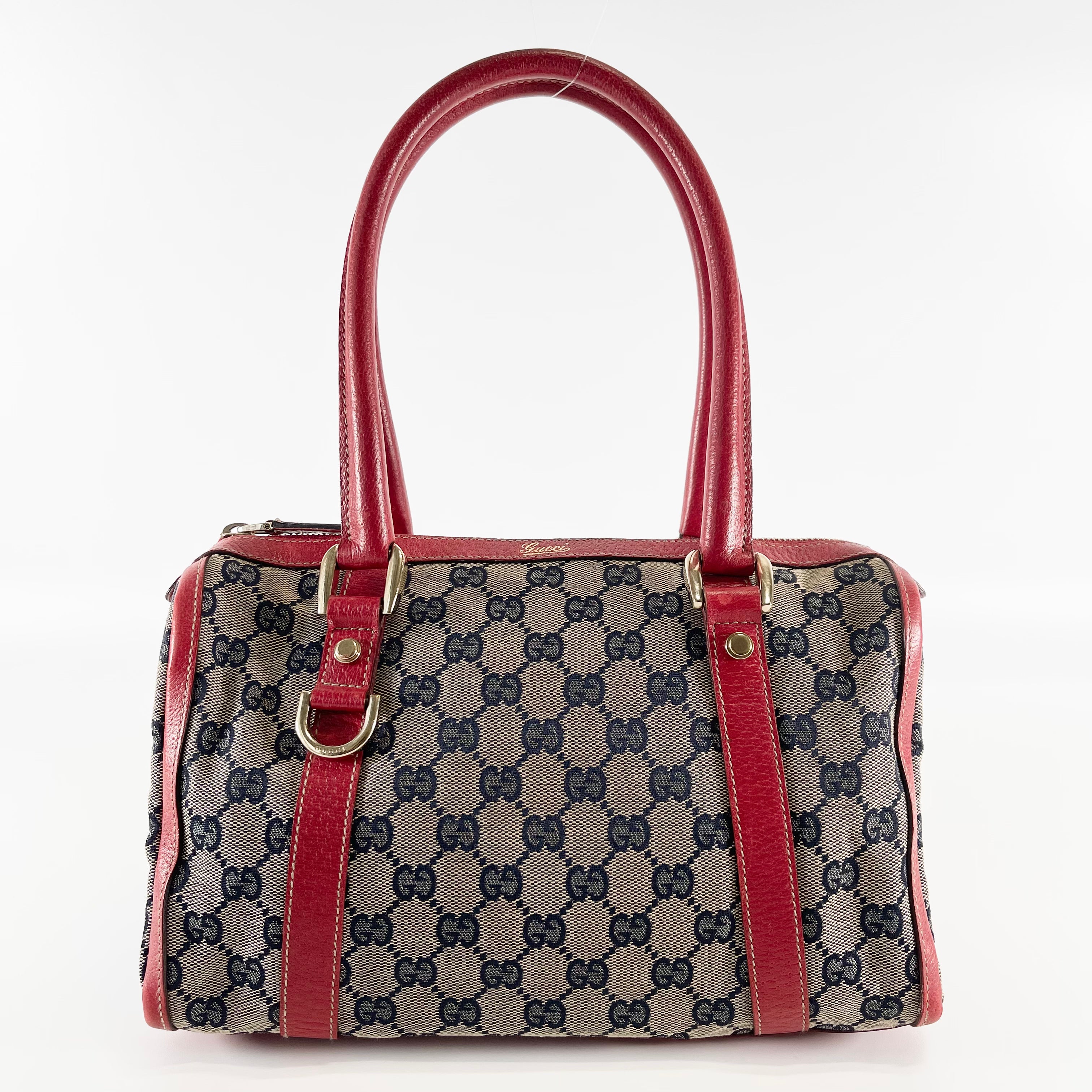 2603 secondhand GUCCI canvas Shoulder bag