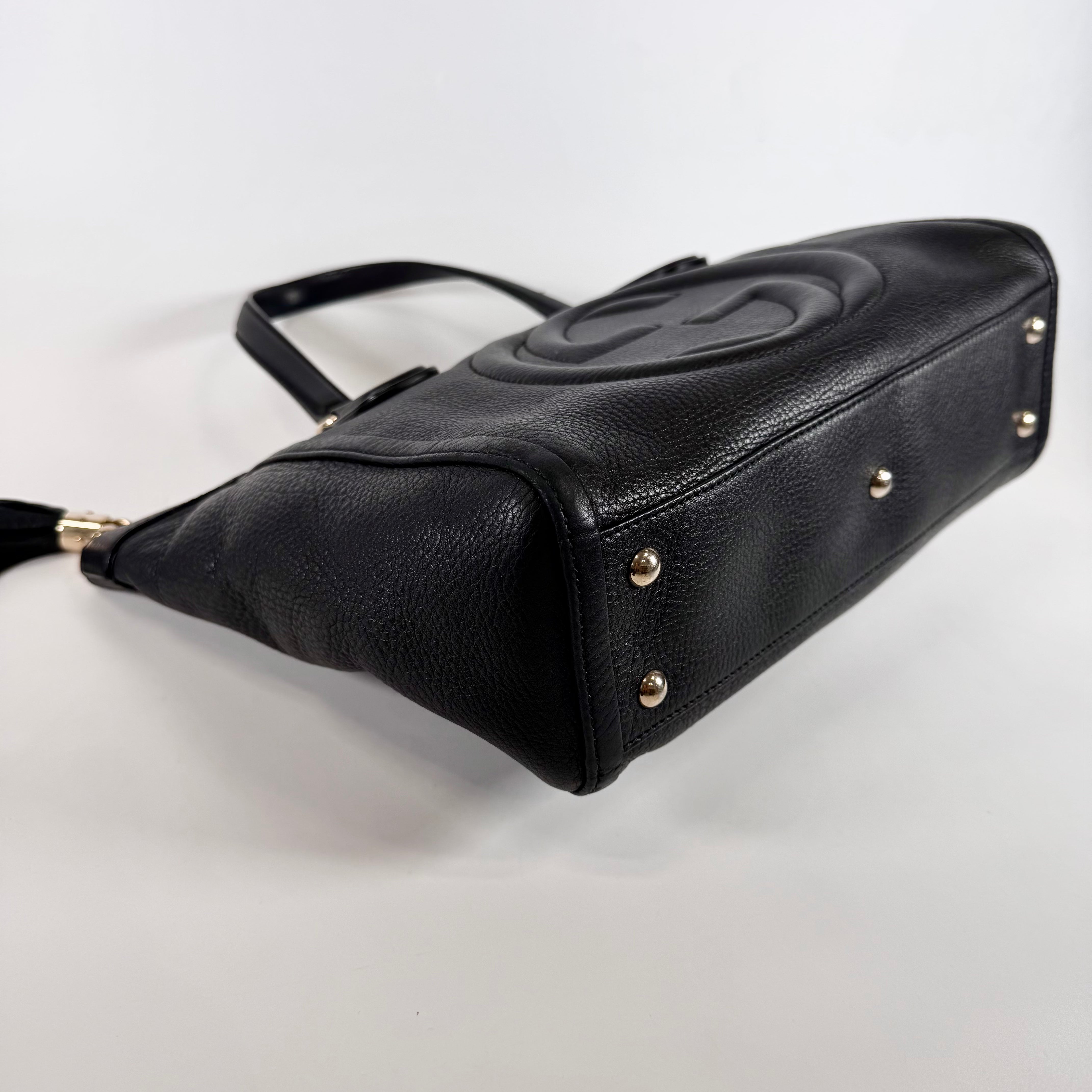 2608 secondhand GUCCI Tote Bag Soho black