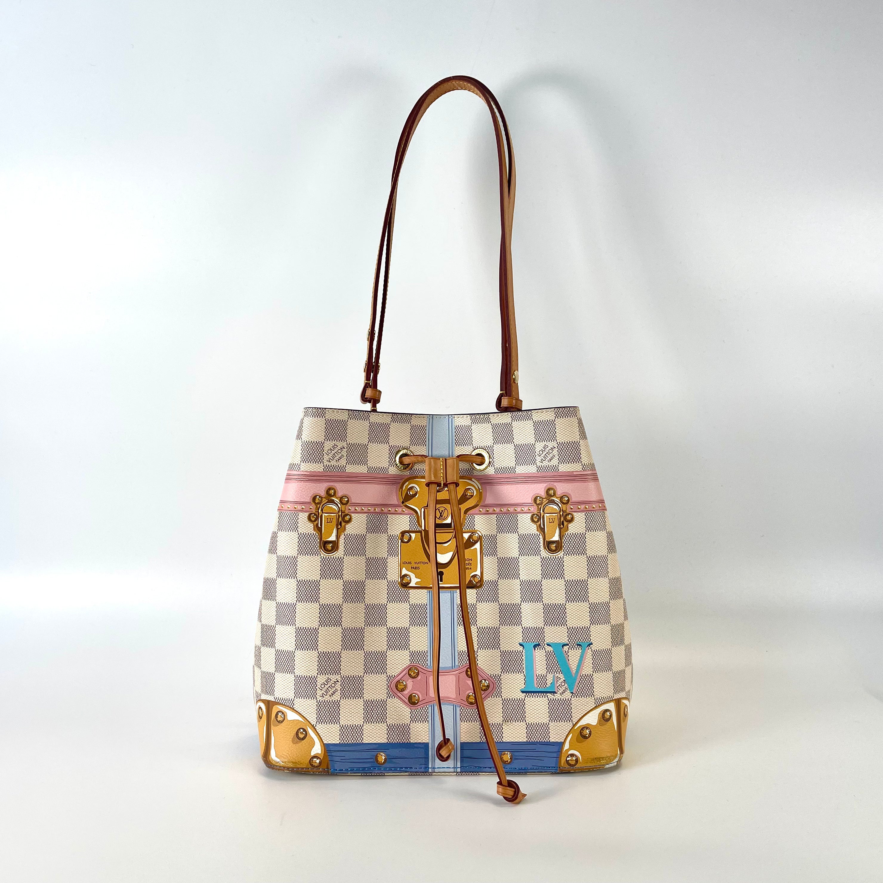 2512 LV N41066 Damier Azure trunk collection NeoNoe