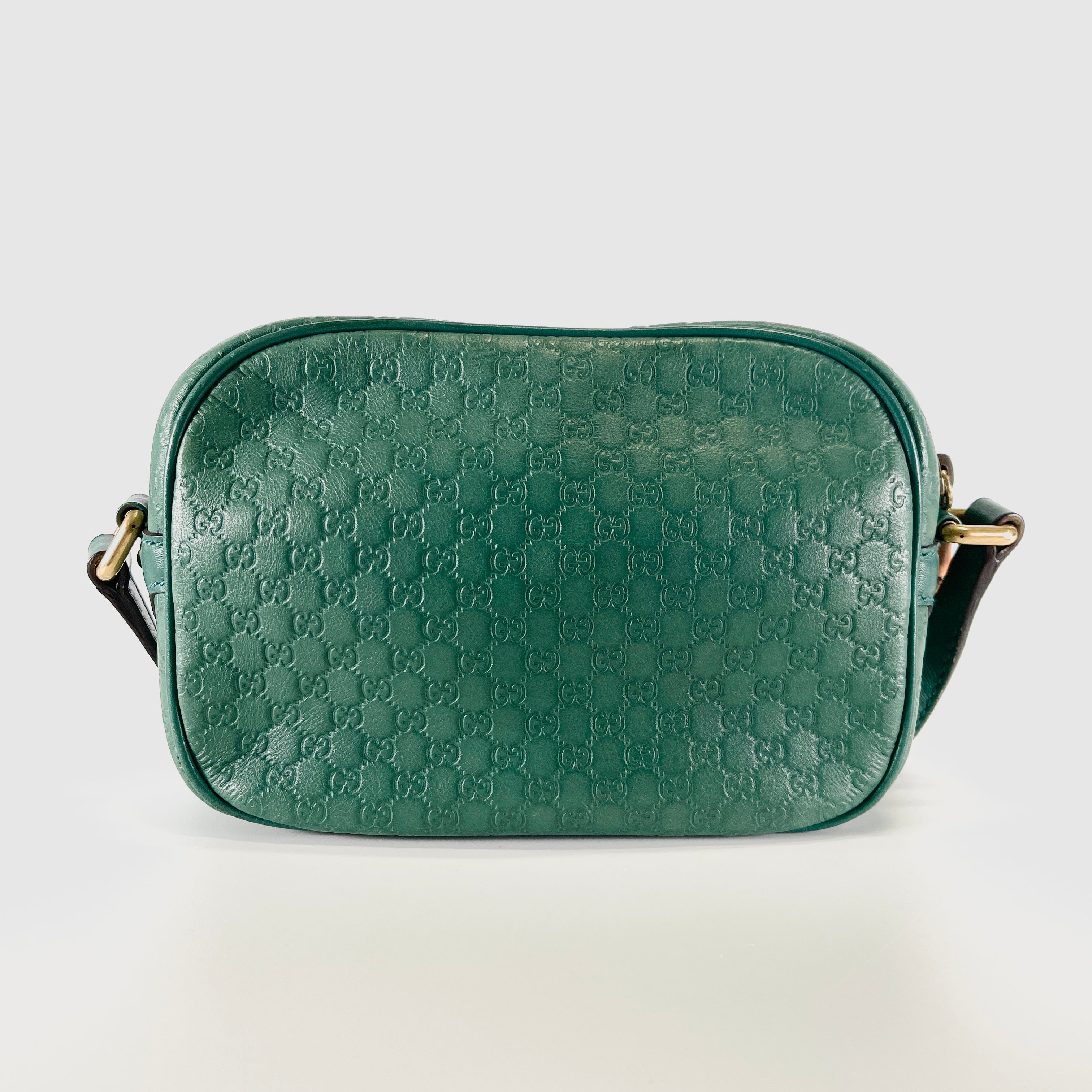 2604 secondhand GUCCI Micro Guccissima Shoulder bag