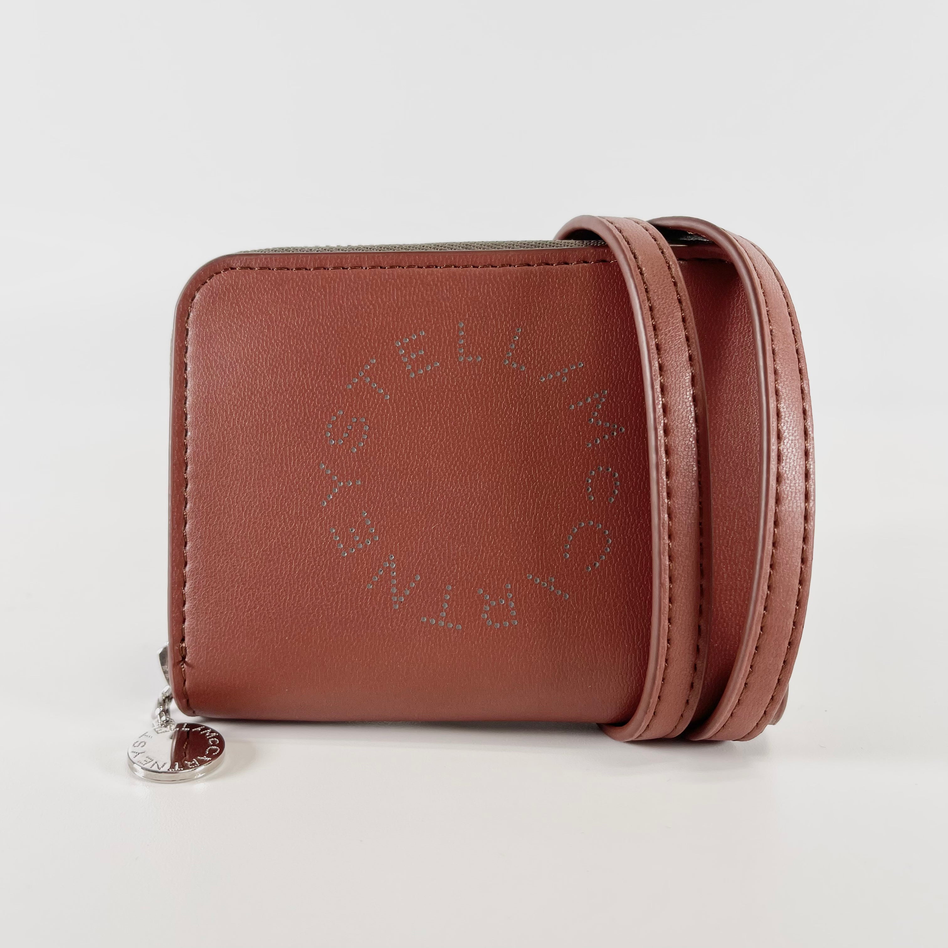 2603 secondhand Stella McCartney strap wallet Brown