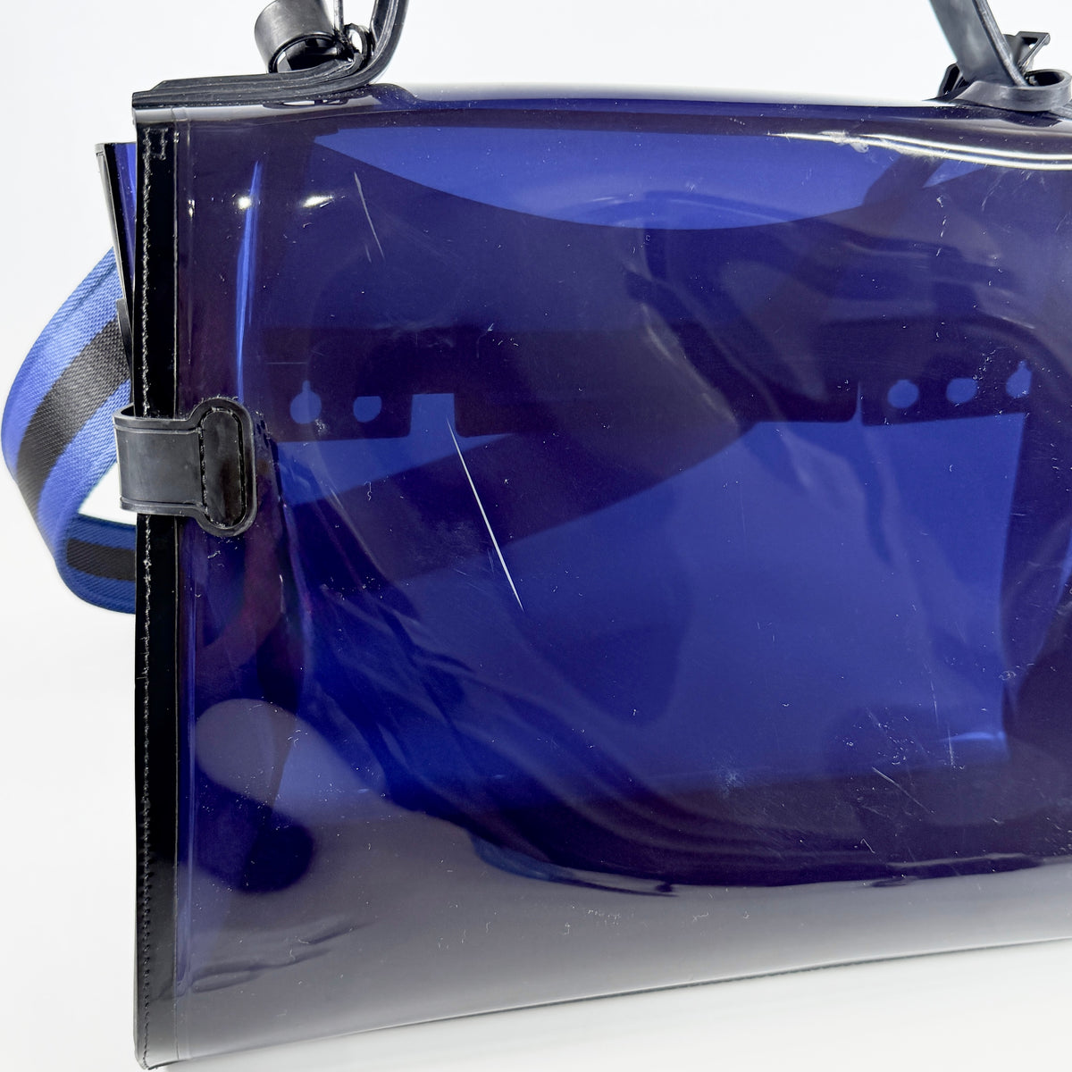 2606 secondhand Delvaux Tempete Dark Night 70 2Way Bag