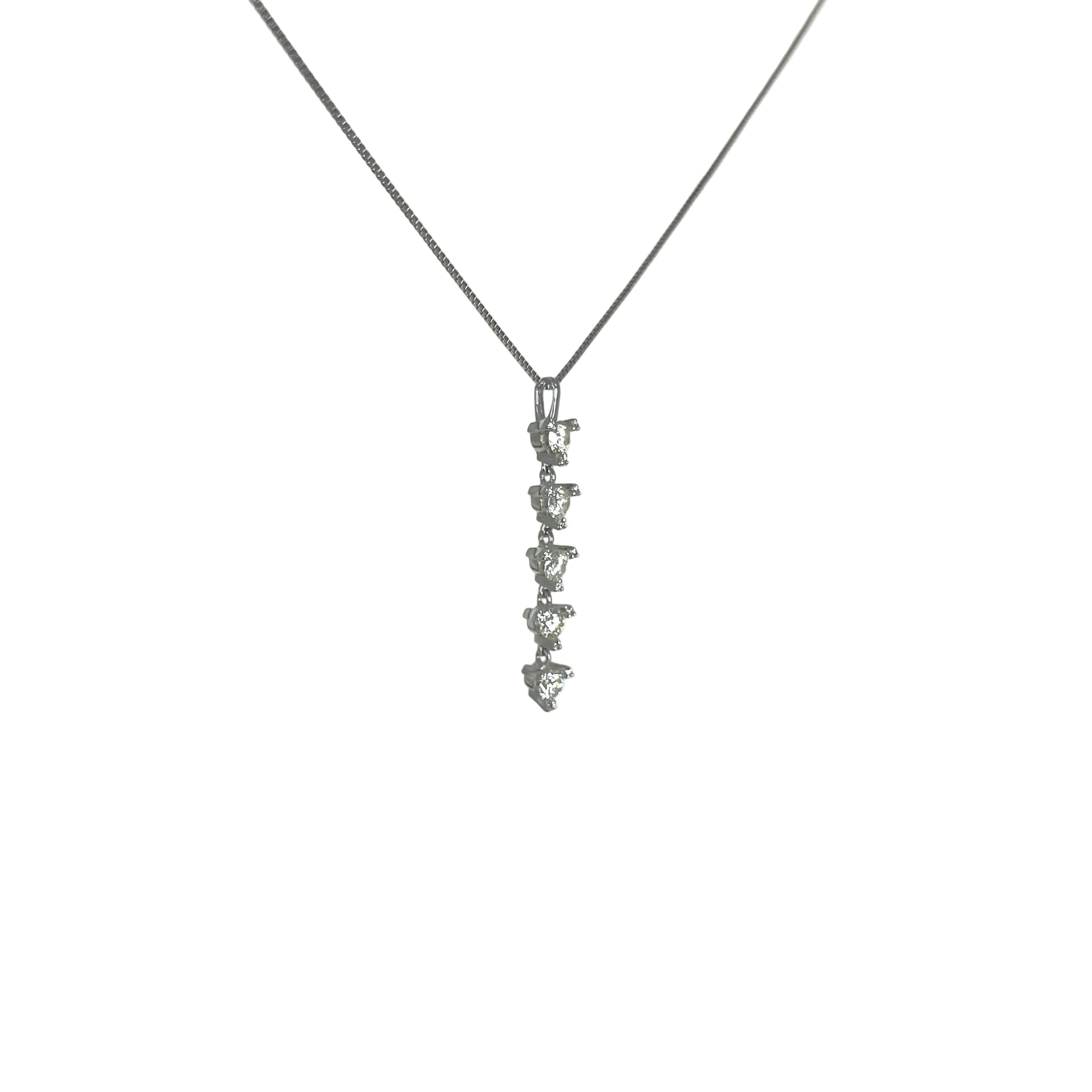 2602 secondhand K18WG D1.0ct 4.83ｇ 44cm