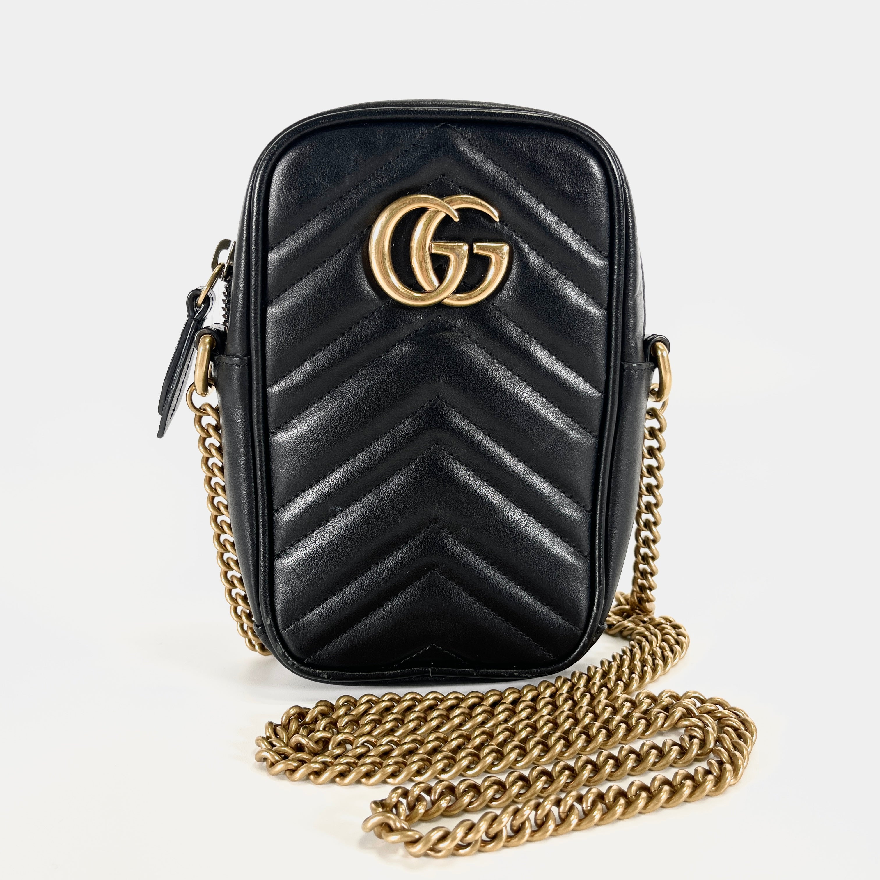 2605 secondhand GUCCI 598597GG Marmont Shoulder bag GG shoulder bag / Crossbody Bag