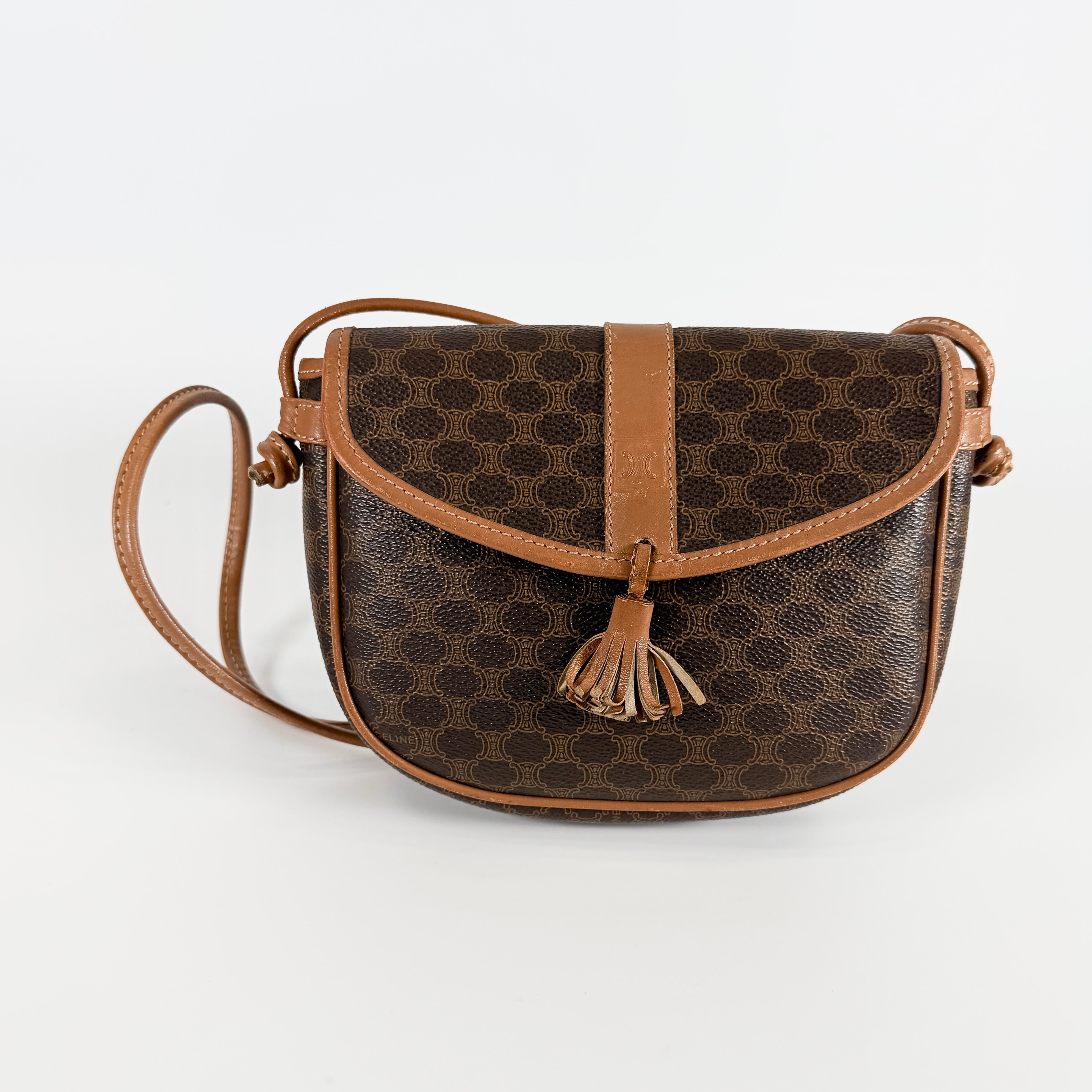 2606 secondhand CELINE Macadam Shoulder bag