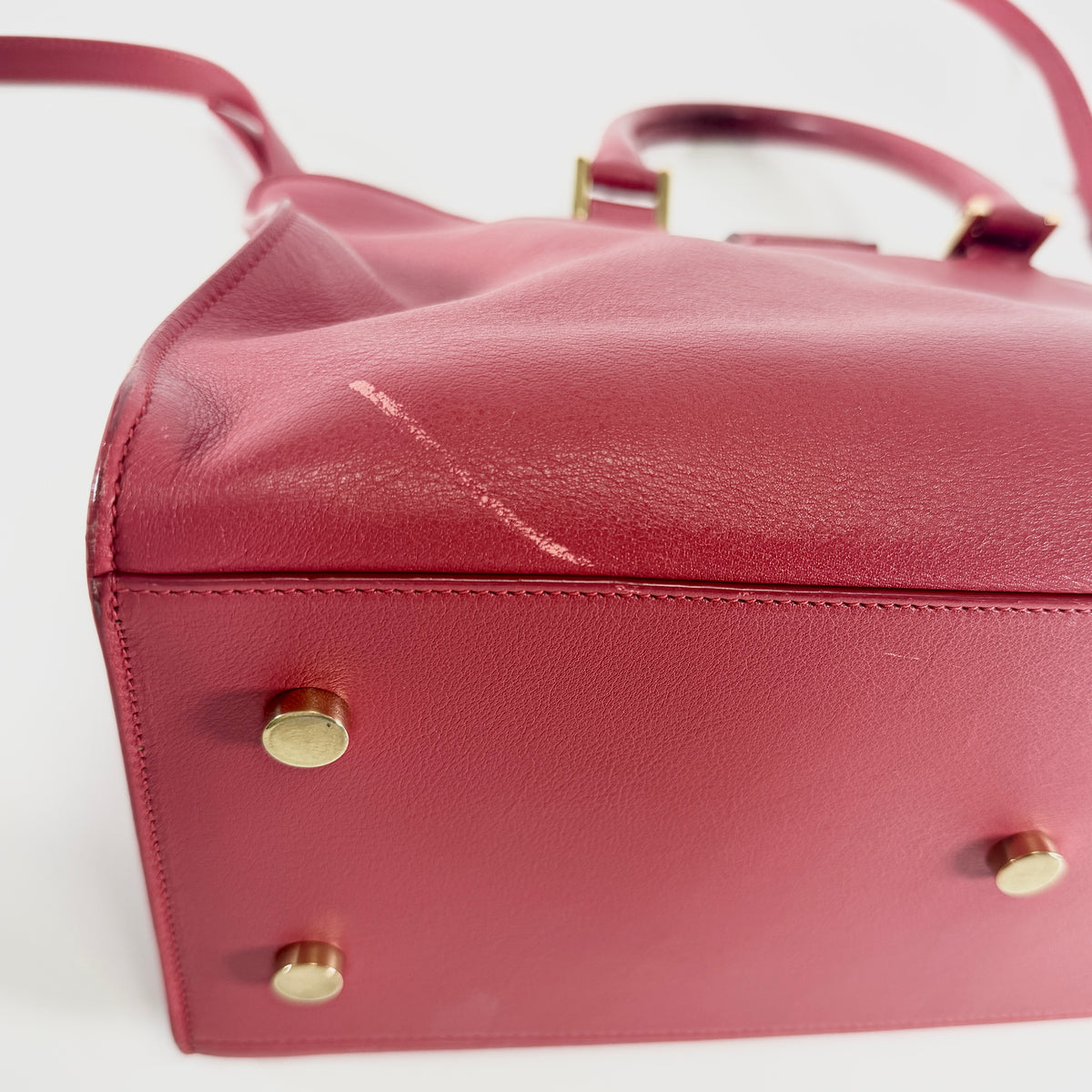 2607 secondhand SAINTLAURENT 2WAY Cabas hand bag