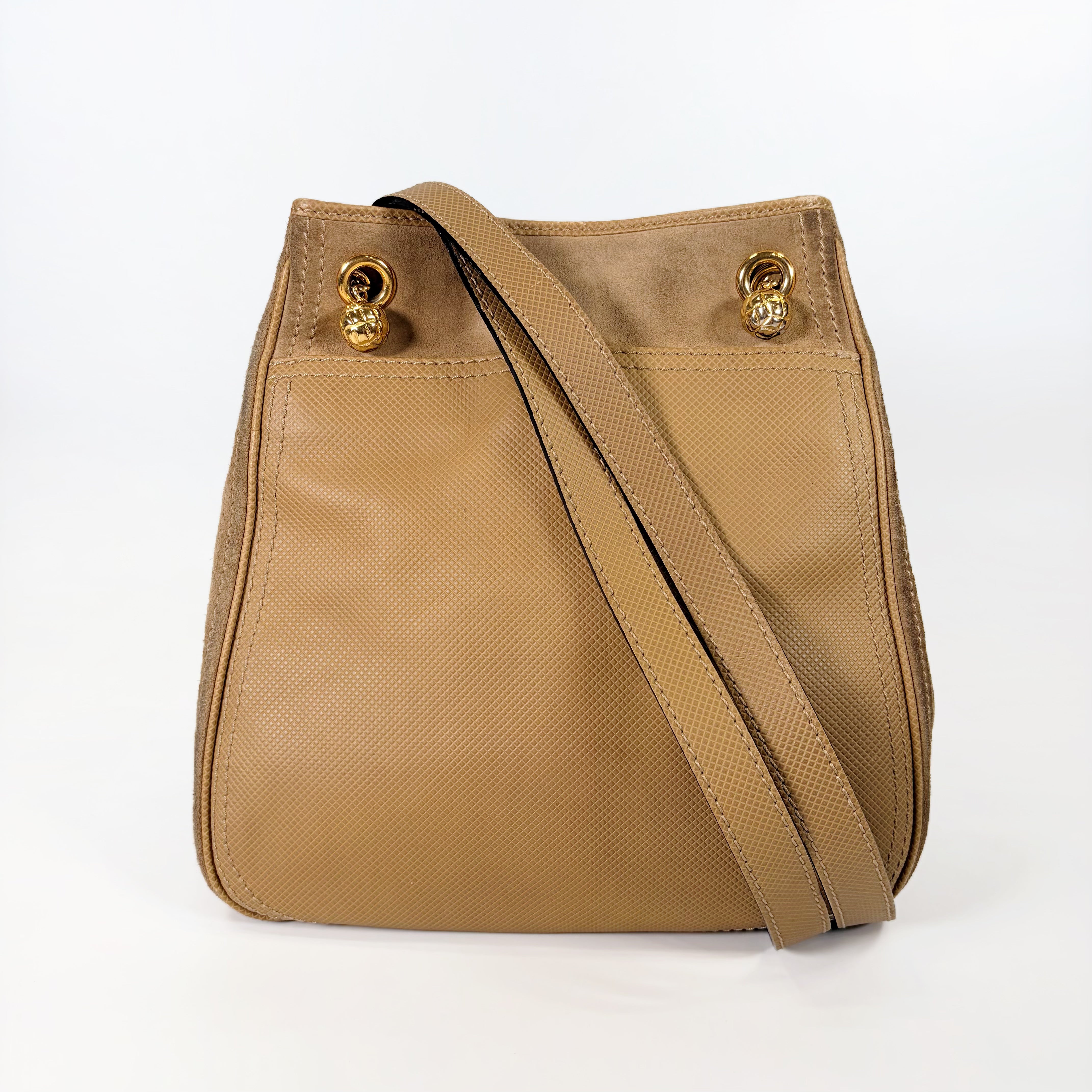 2604 secondhand BOTTEGAVENETA Bottega Veneta suede Shoulder bag