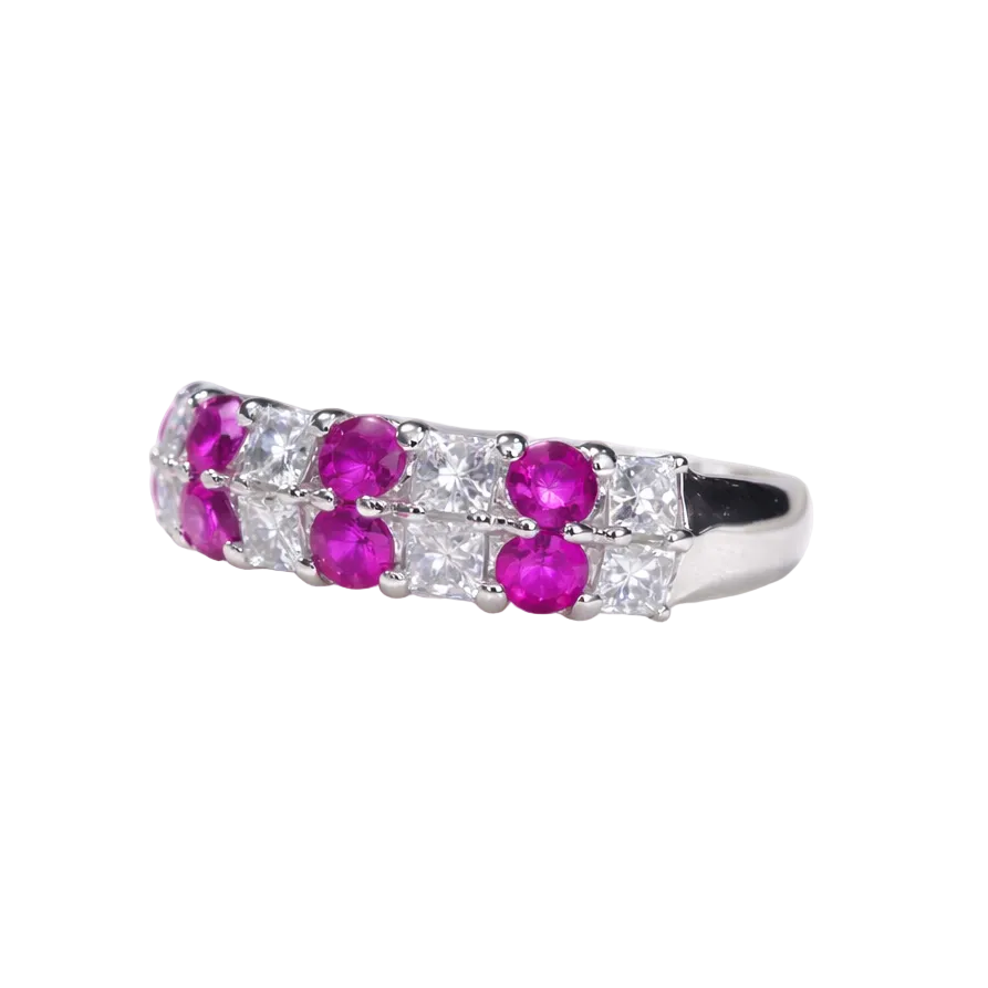 2605 secondhand Pt900 ring R0.62/D0.6ct　5.4g　#9