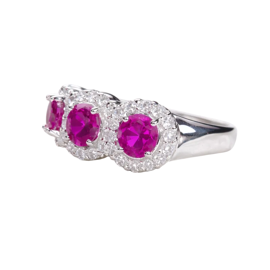 2605 secondhand K18WG ring 　R1.22/D0.33ct　3.73g　#9