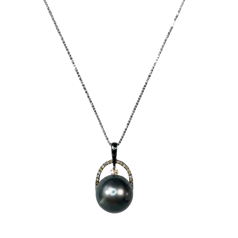 2605 secondhand K18WG black Pearl NC　15.01㎜/D0.39/0.12　4.8g　44㎝