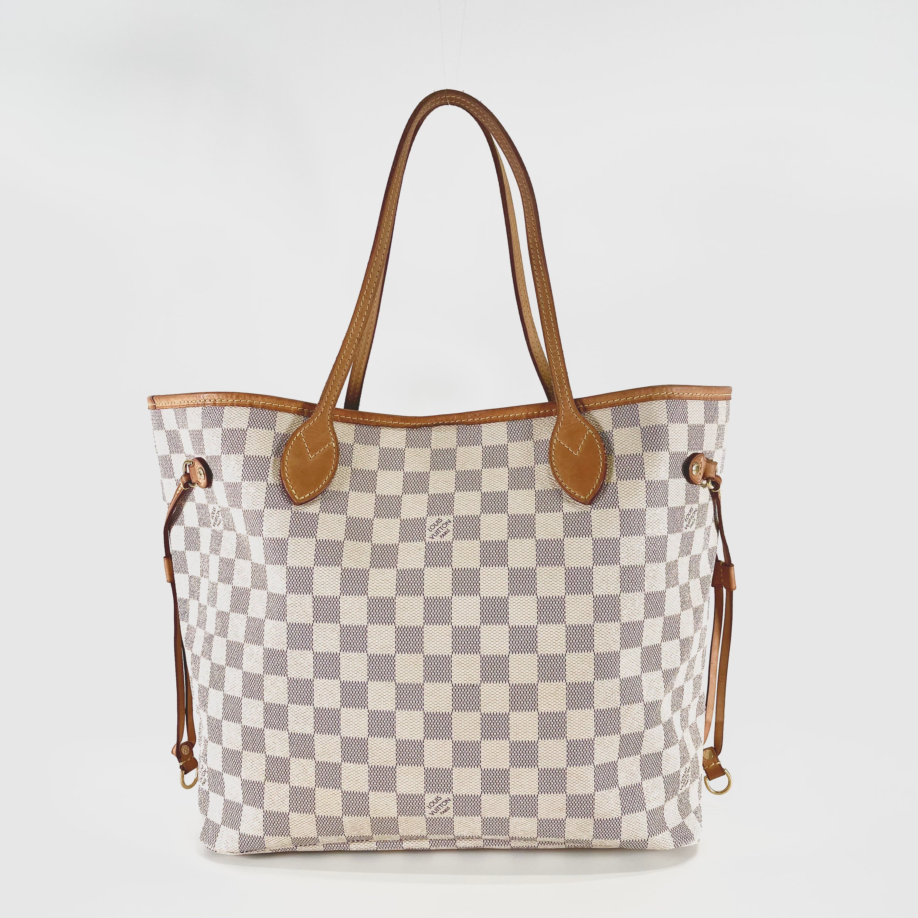 2605 secondhand LV Tote Bag Neverfull Damier