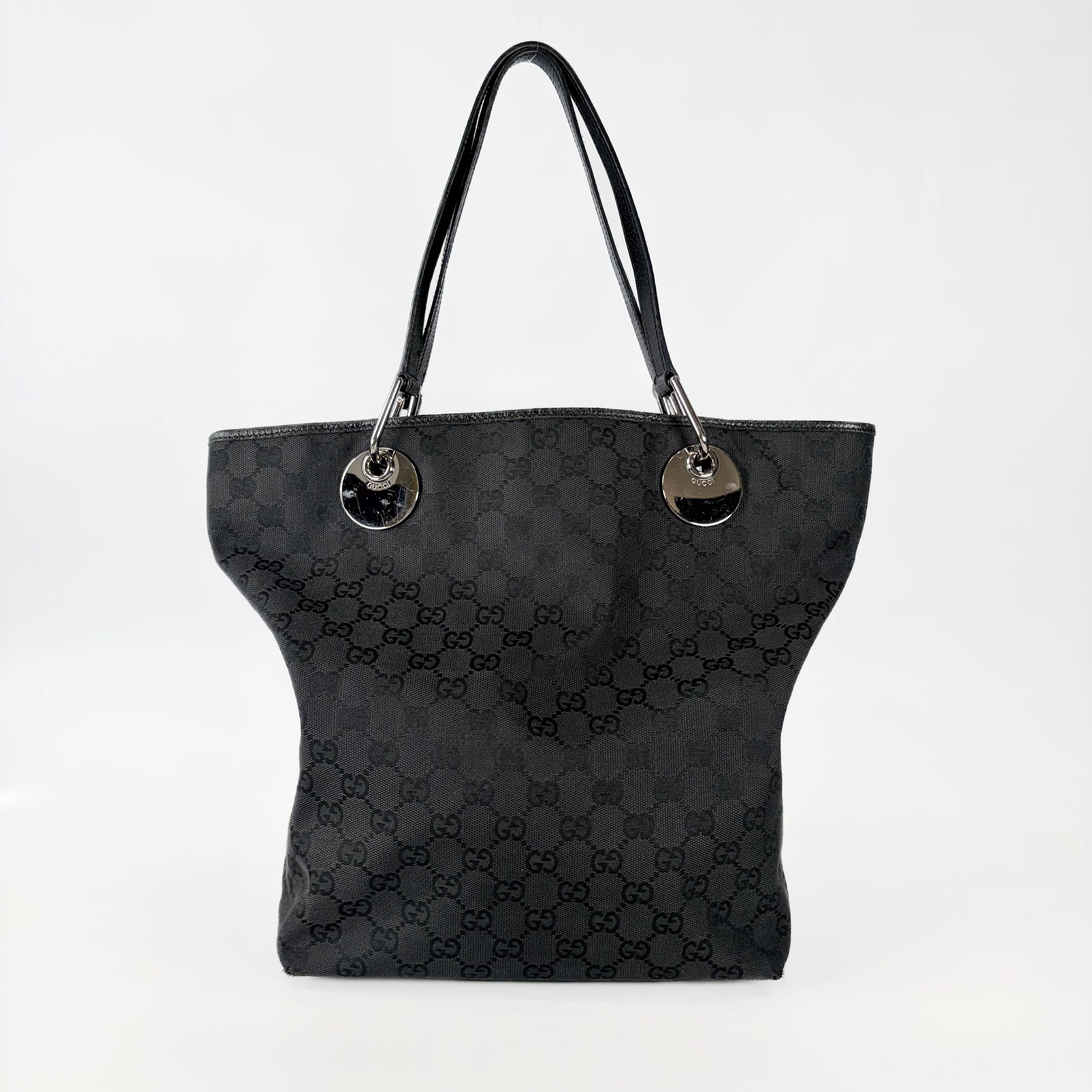 2604 secondhand GUCCI Tote GG canvas