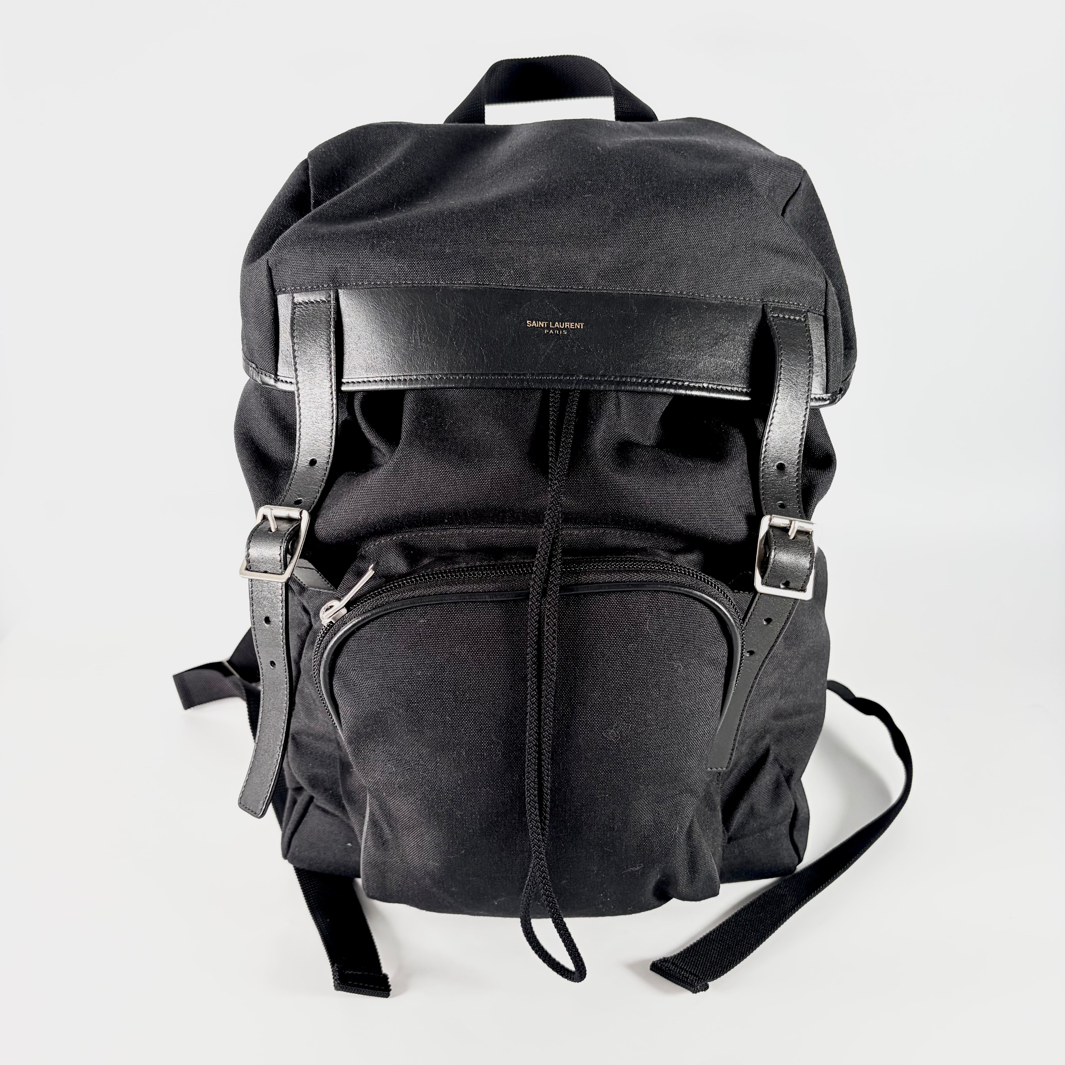 2604 secondhand SAINTLAURENT backpack black