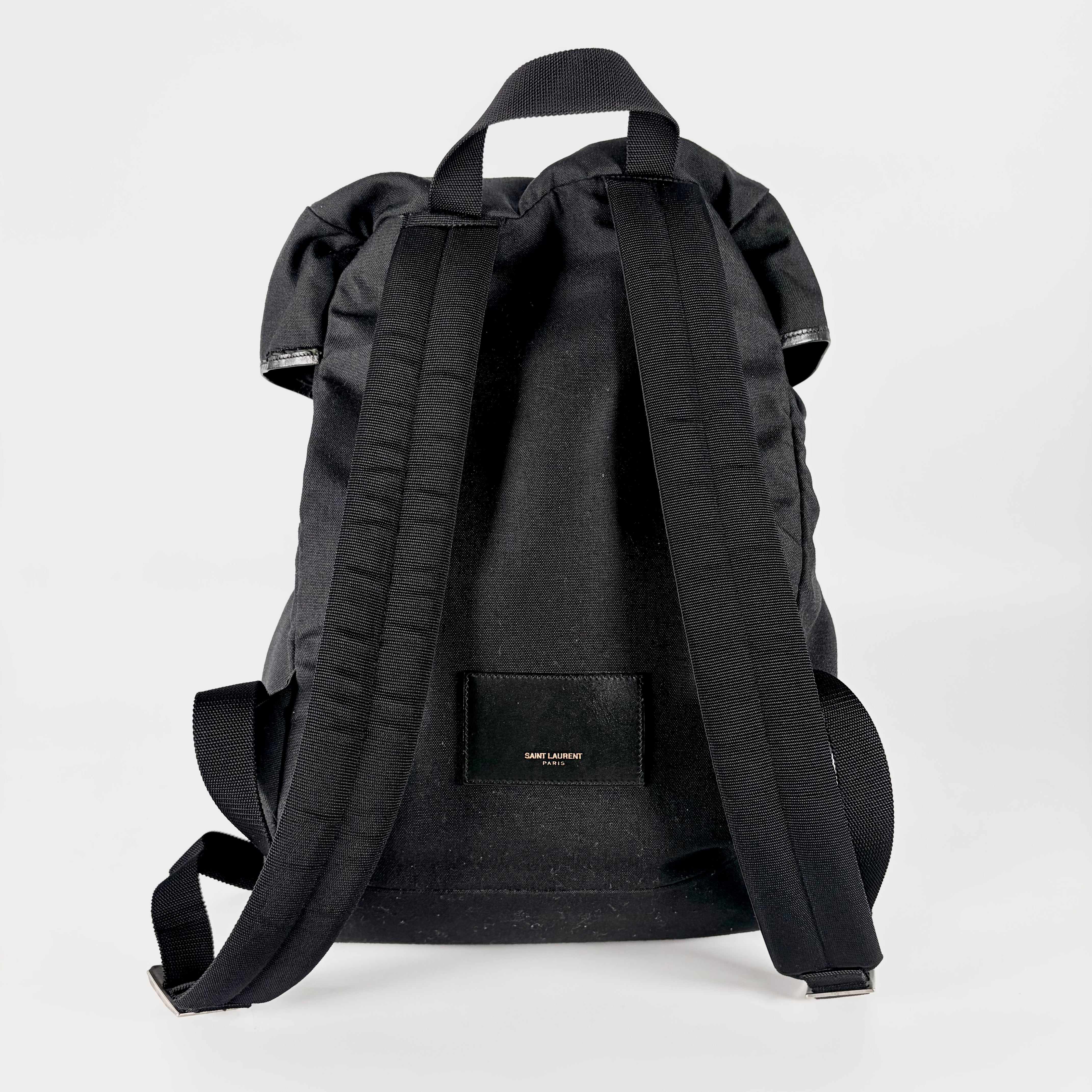 2604 secondhand SAINTLAURENT backpack black